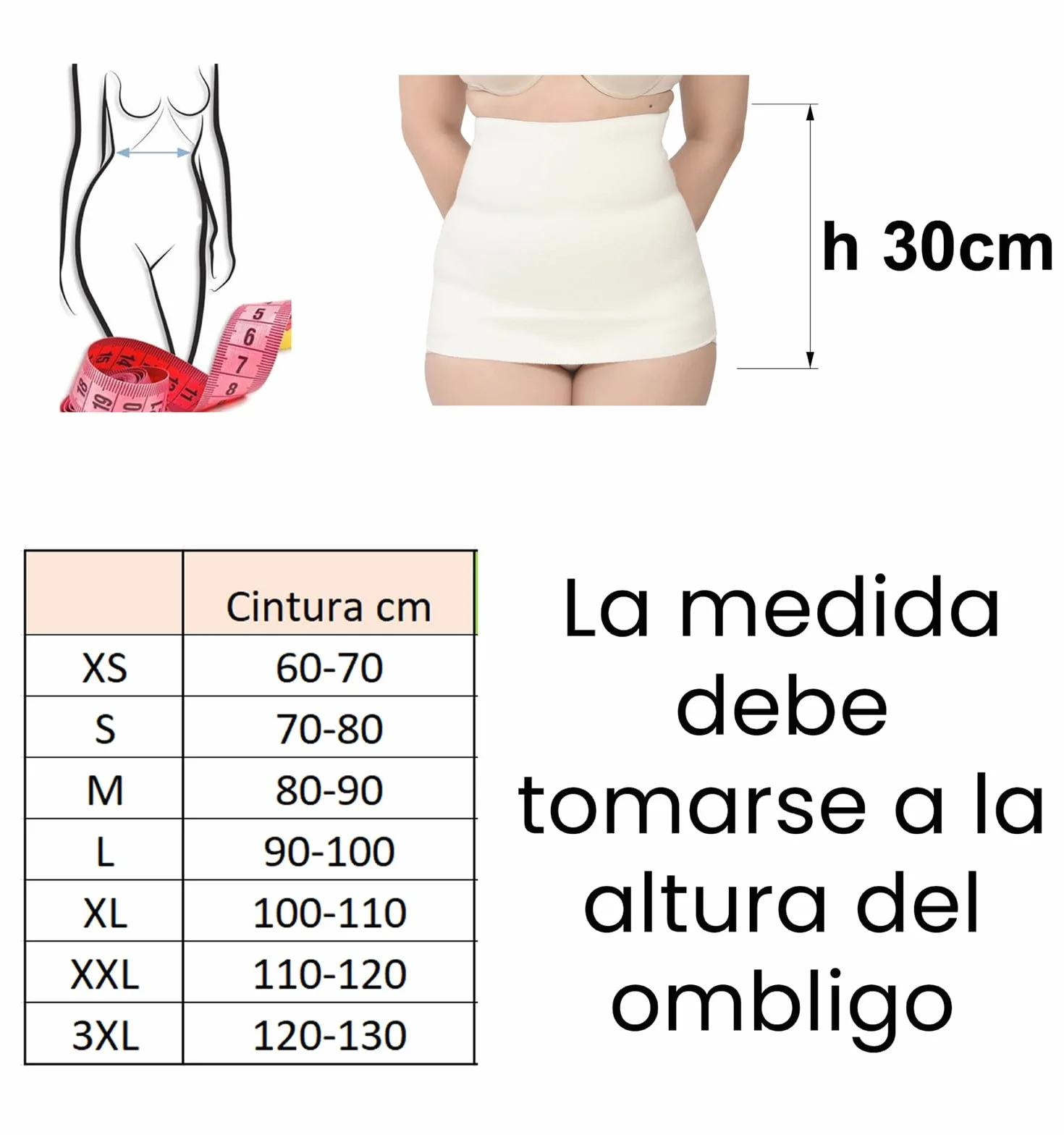 BODYPERFECT Faja Lana Lumbar Algodón y Lana ortopedica Trabajo Lumbar Cinturón térmico (XX-Large)