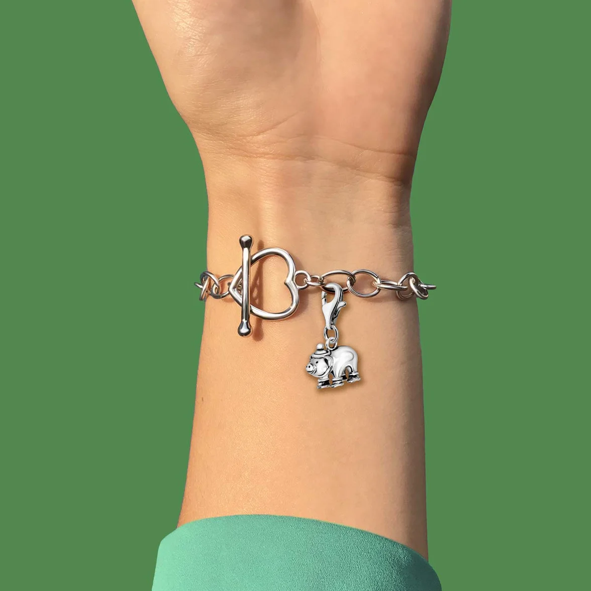 Quiges Charm Argent 925 para Pulseras