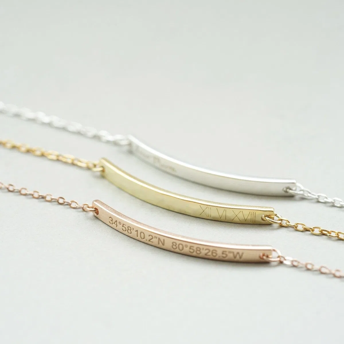 Pulsera de Coordinación personalizada 925 Pulsera de nombre personalizado en plata grabado novia del día de la madre hecha a mano