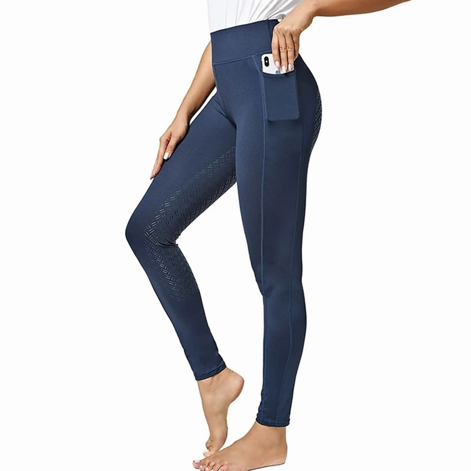 Pantalones de Montar Pantalones de equitación for Mujer, Mallas, Pantalones ecuestres Antideslizantes Silicona, Entrenamiento Deportivo, Ropa Ajustada, Equipo