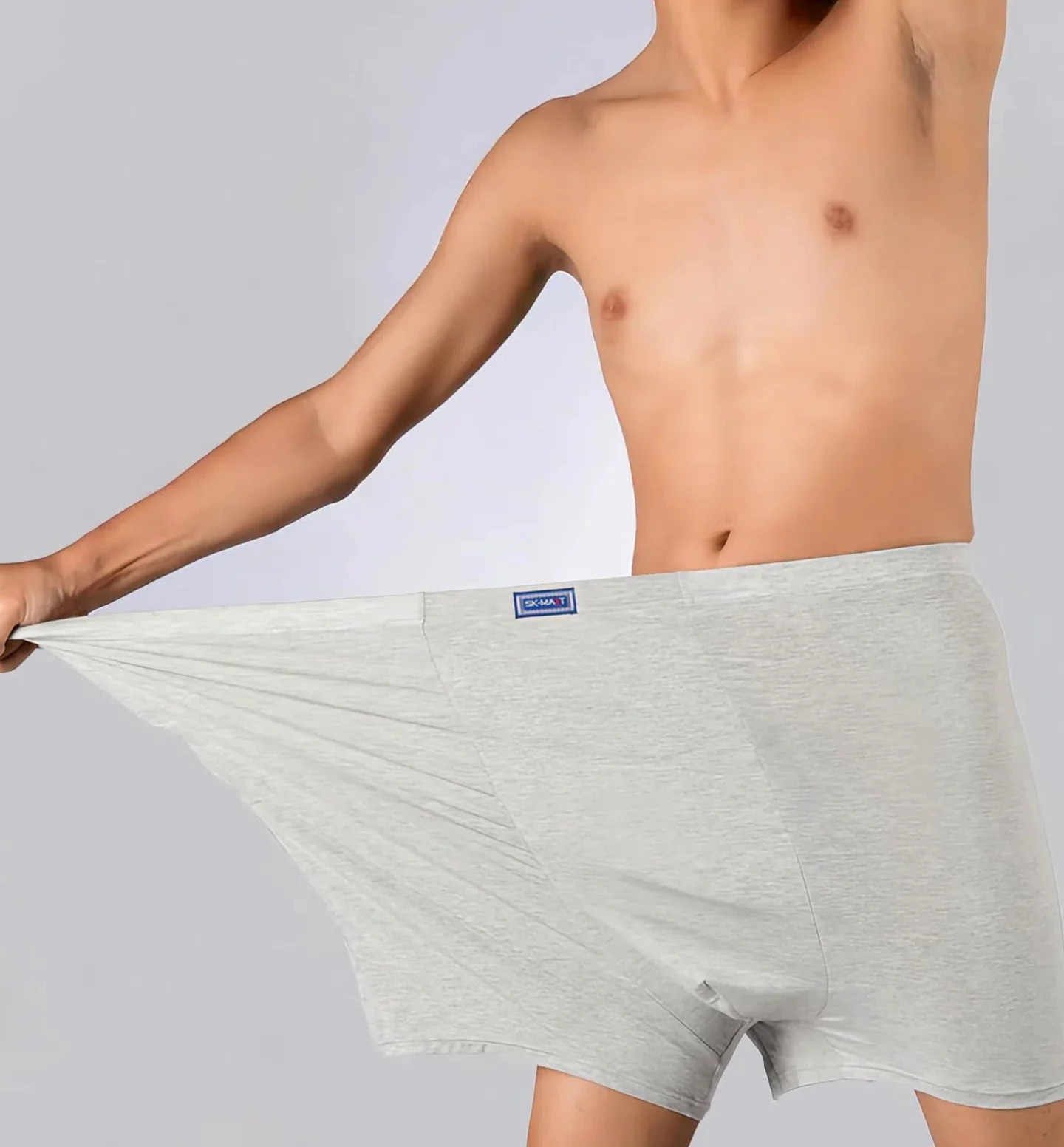 Calzoncillos Masculinos ¡Más El Tamaño L-13Xl De Cintura Alta De Los Hombres Sueltos Boxer Shorts-Tela Suave Y Diseño Contemporáneo!