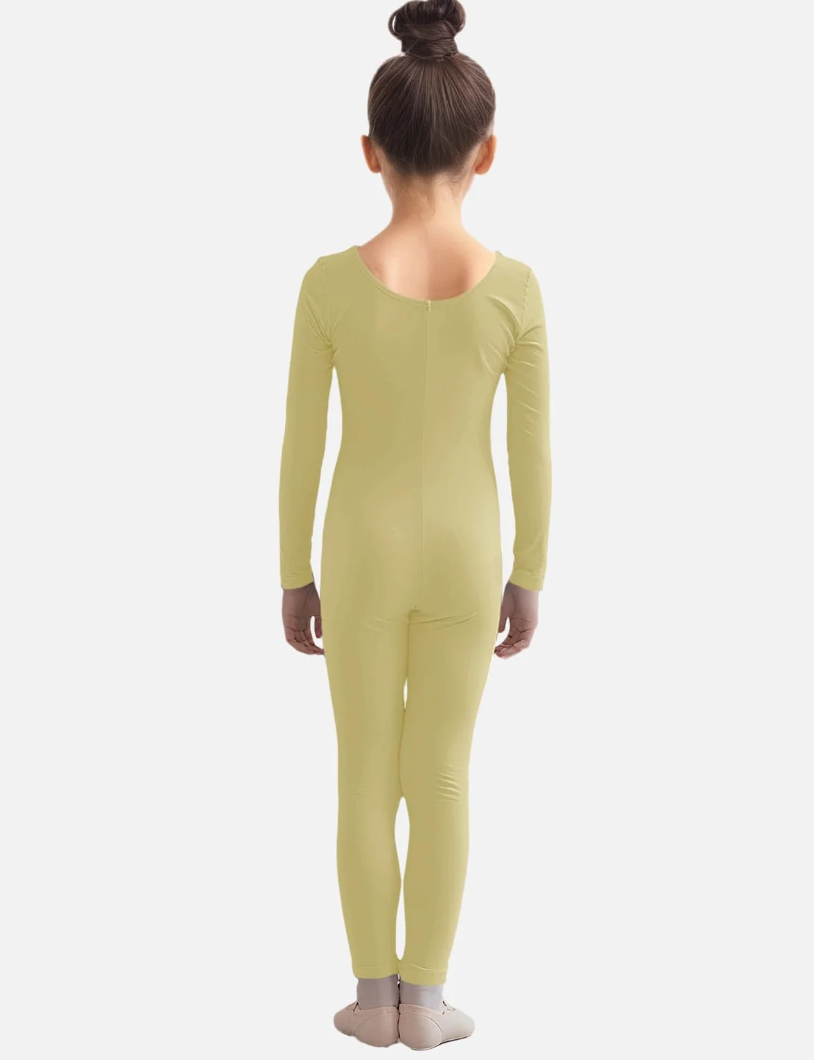 Wildarms Body de manga larga para niñas leotardo completo ballet gimnasia