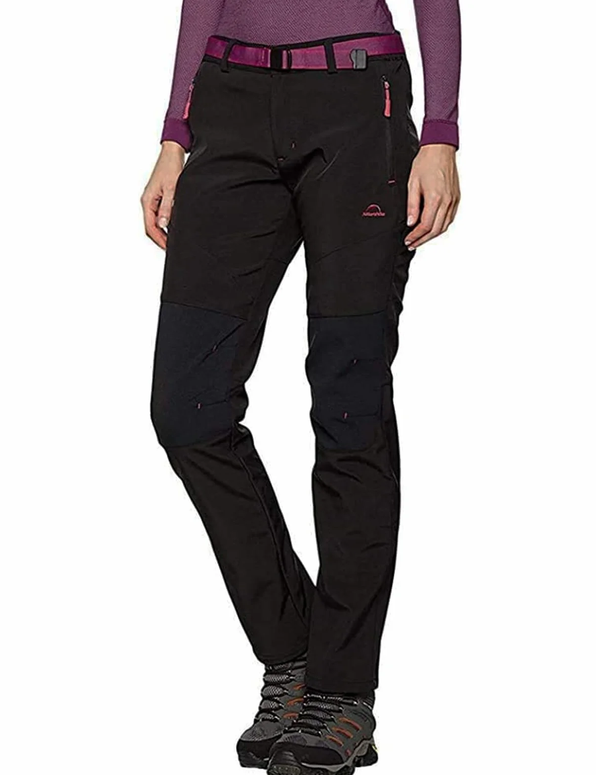 Tofern Outdoor Pantalones Softshell Mujer - Impermeables y Cortavientos - Ideal para Esquí y Senderismo