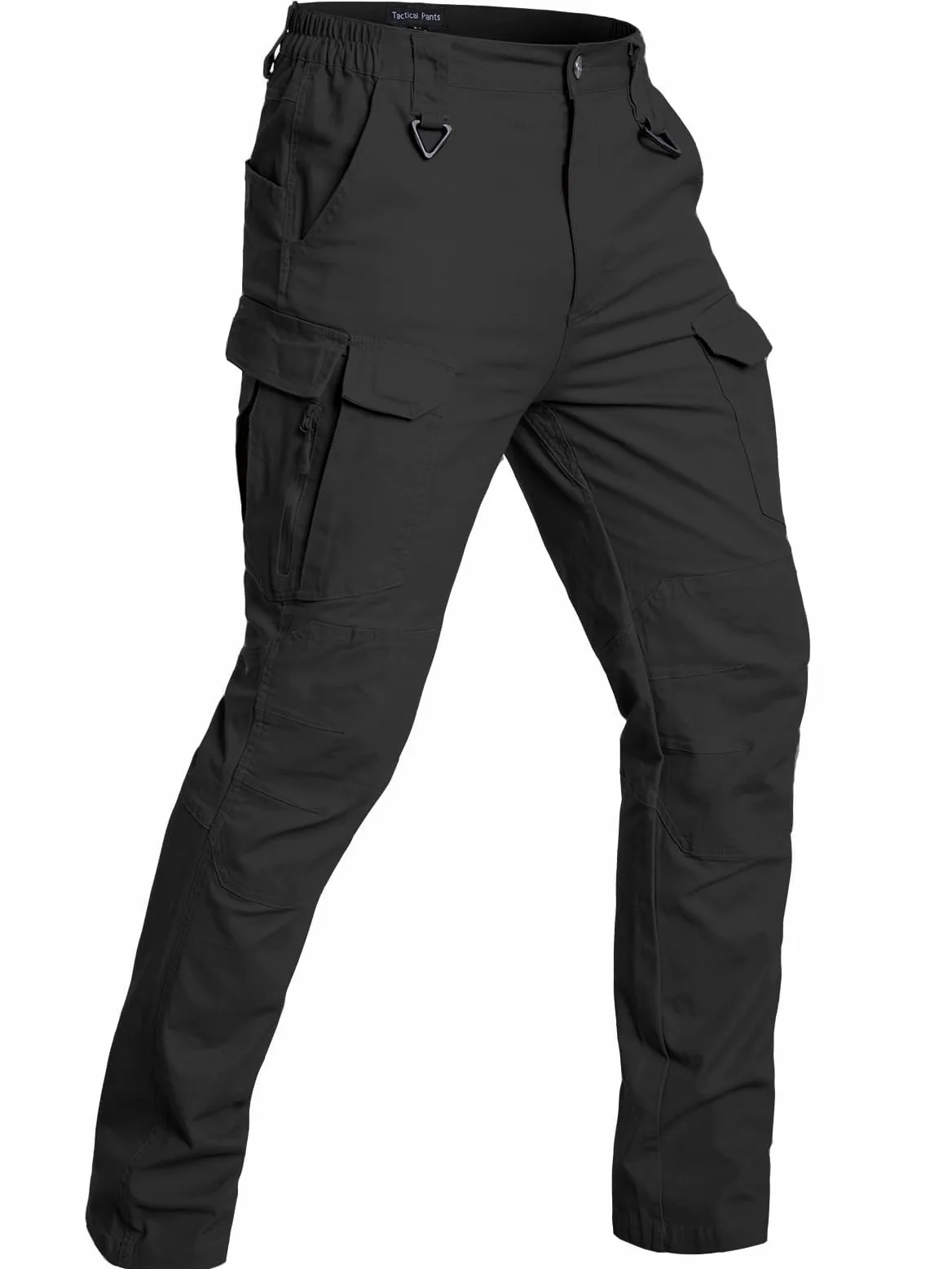 CARWORNIC Pantalones tácticos de algodón para hombre, ligeros, elásticos, militares, combate