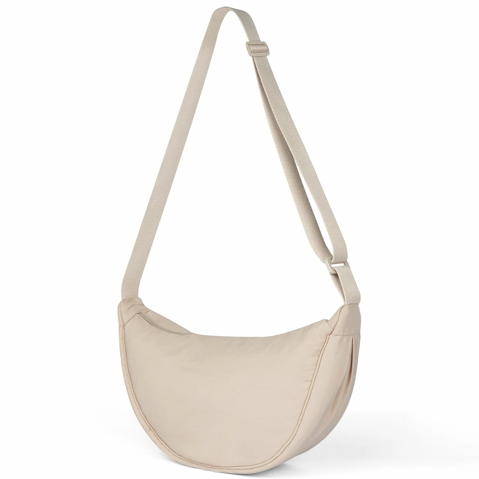 Aucuu Bolso Bandolera Para Mujer, Media Luna Impermeable Bolso Bandolera Nylon, Casual Ligero Bolsa Crossbody Mujer con correa de hombro ajustable, para Viaje, Compras, Escuela, Oficina