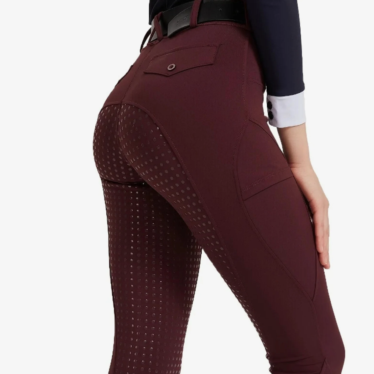 Pantalones de Montar Pantalones de equitación Cintura Alta for Mujer, Pantalones ecuestres Antideslizantes Silicona con Control Barriga, Ropa Ajustada Verano