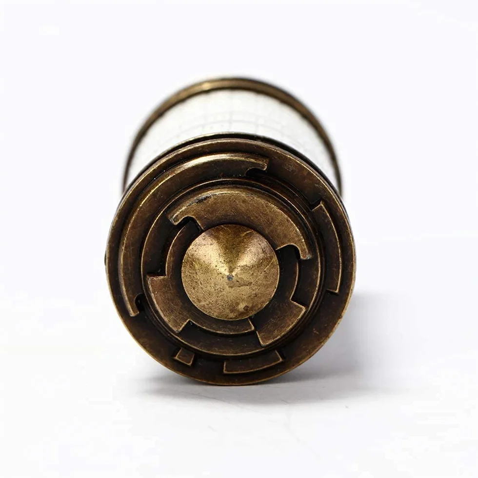 Da Vinci Code Cryptex Metal Lock Prezent Originalny dla Mężczyzn Kobiet