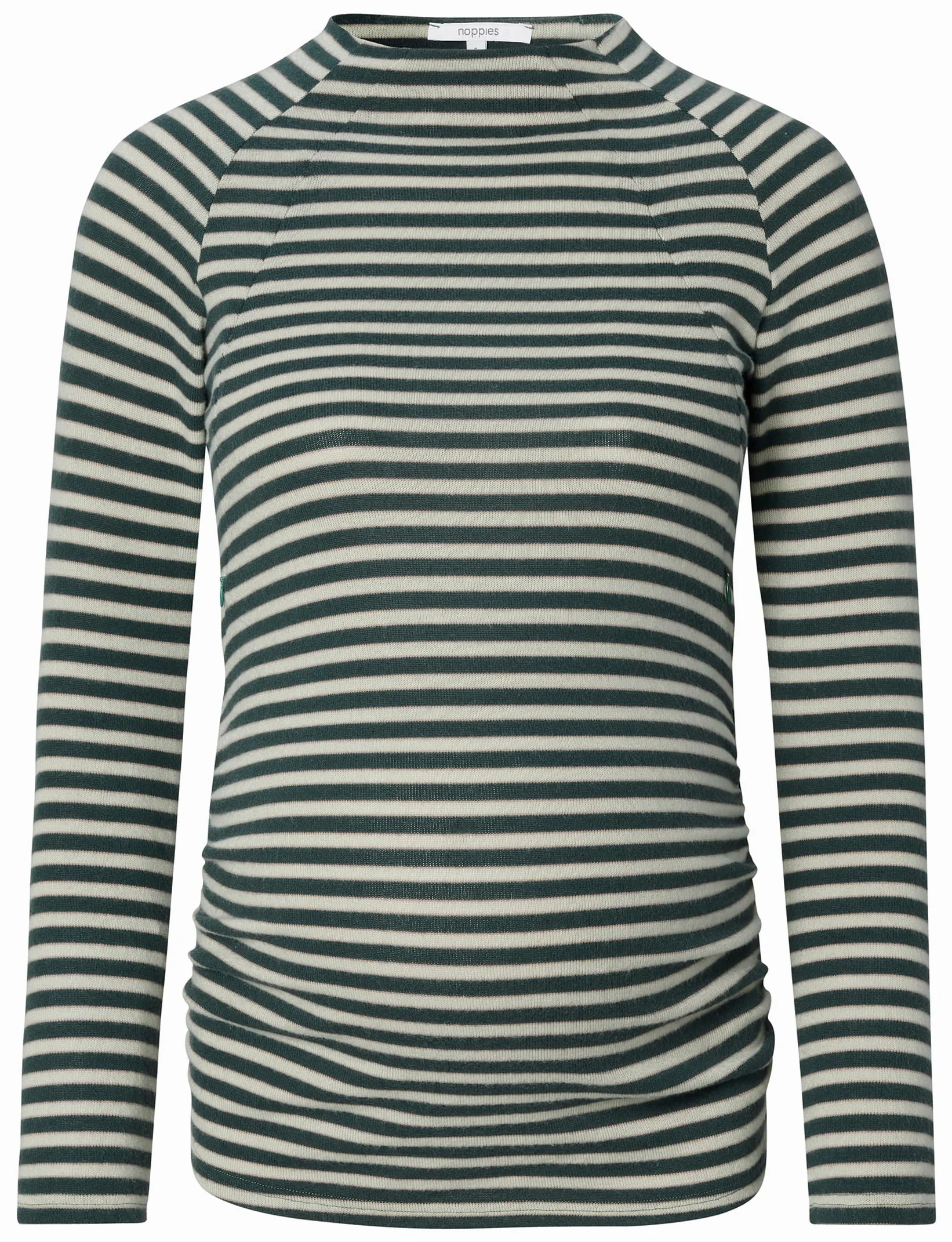 Noppies Top Pomeroy Nursing Long Sleeve Camiseta, Green Gables-P982, 44 para Mujer