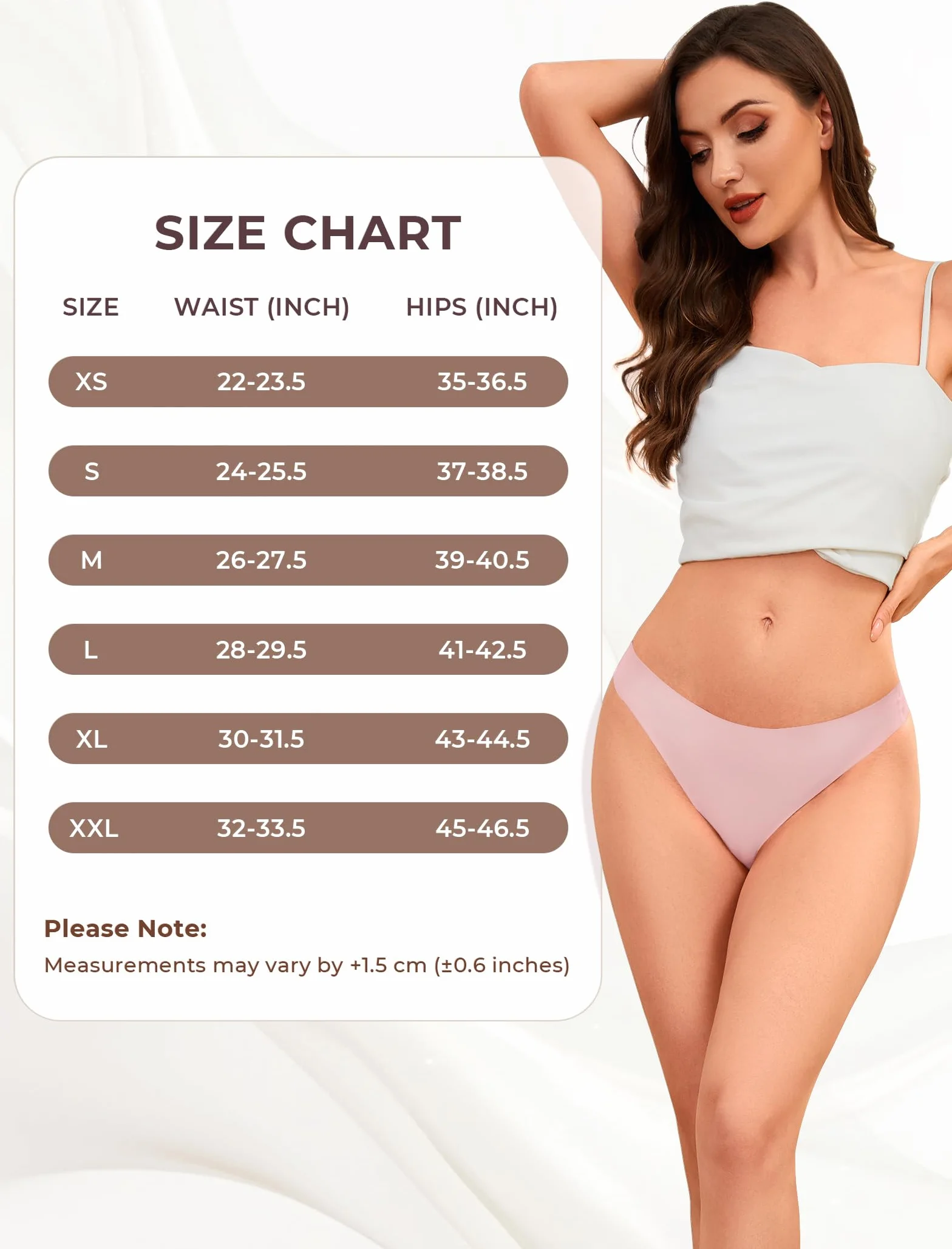 VOENXE Bragas Mujer Sin Costuras Invisible Pack 5 Microfibra Ropa Interior Seamless Thong