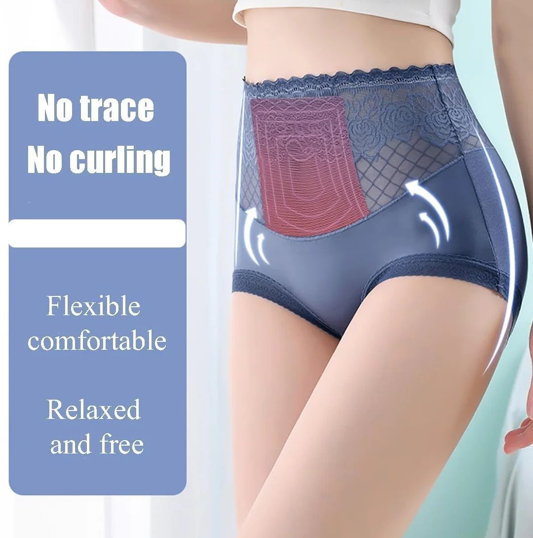 Braguitas Aluxeline,Lacyfit - Braguitas de Cintura Alta y realce de Caderas con Comodidad Sedosa,Ropa Interior Lacyfit para el Control del Abdomen (6 Piezas,5XL)