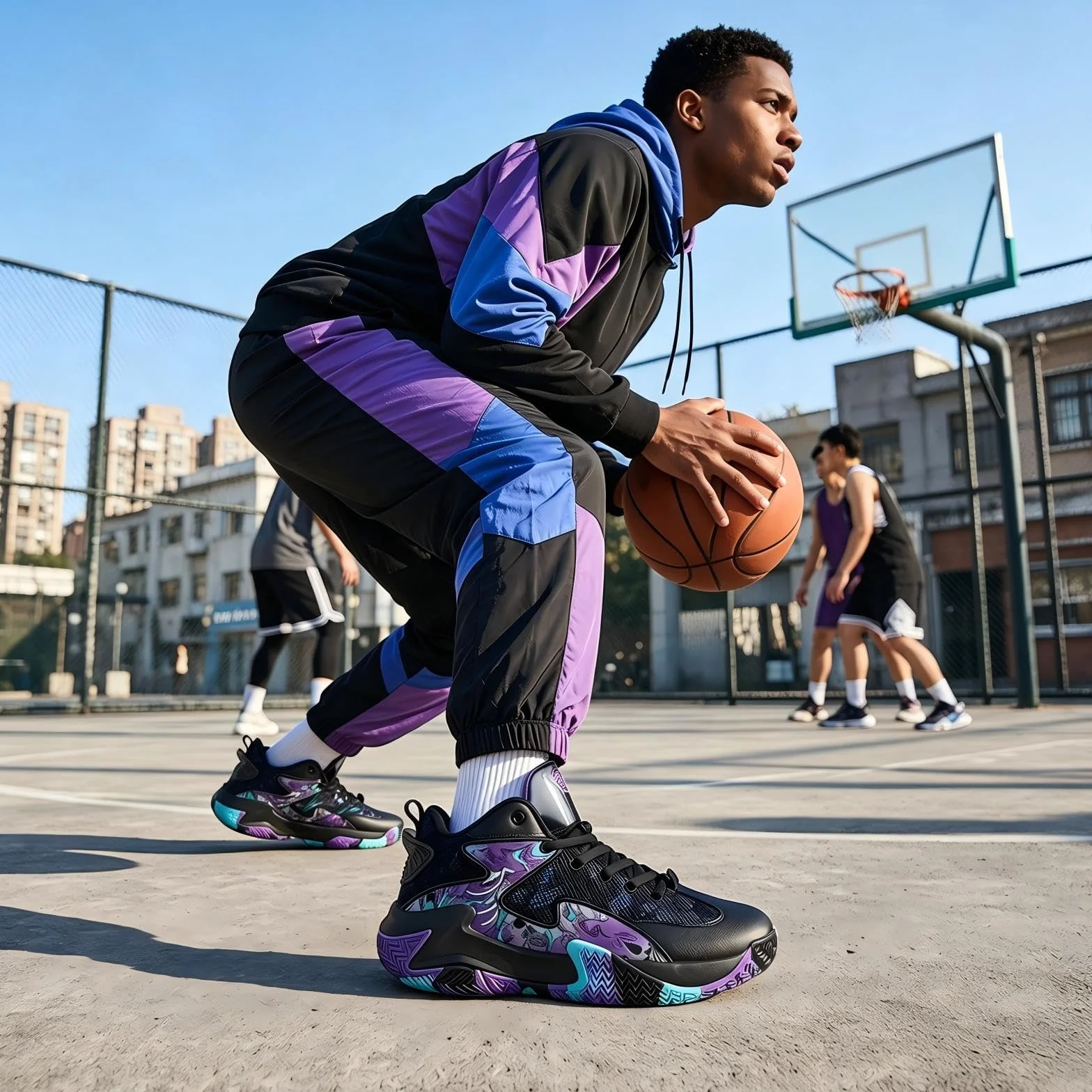 Zapatillas de Baloncesto Altas Unisex con Protección de Tobillo Antideslizantes Respirables Tallas 37-46 EU