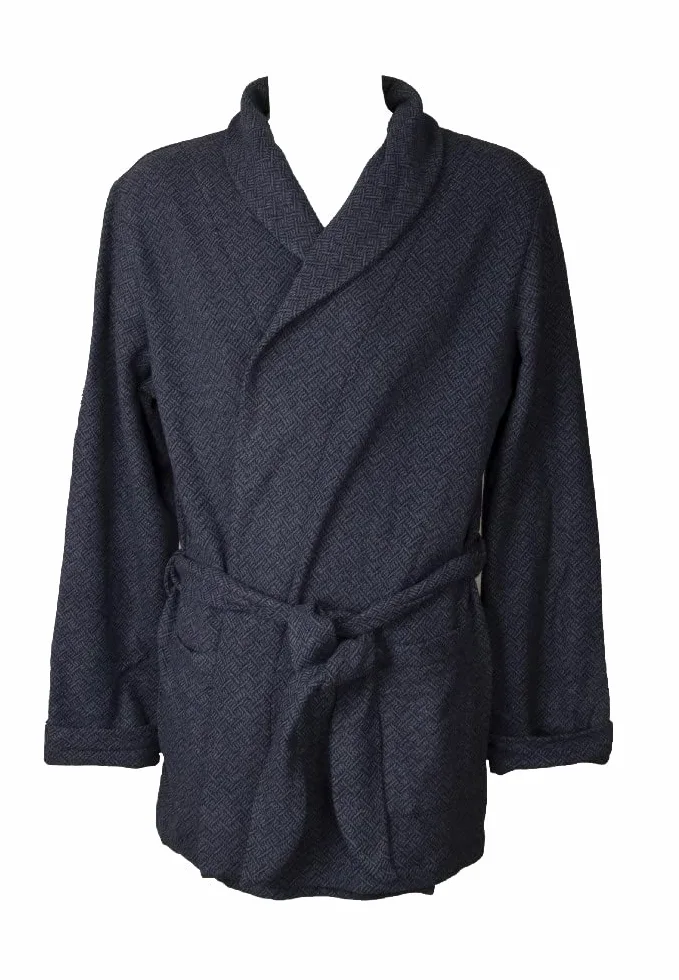 RAGNO Bata corta cruzada de hombre bolsillos y cinturón de invierno eco-milan en mezcla de algodón artículo U588NS