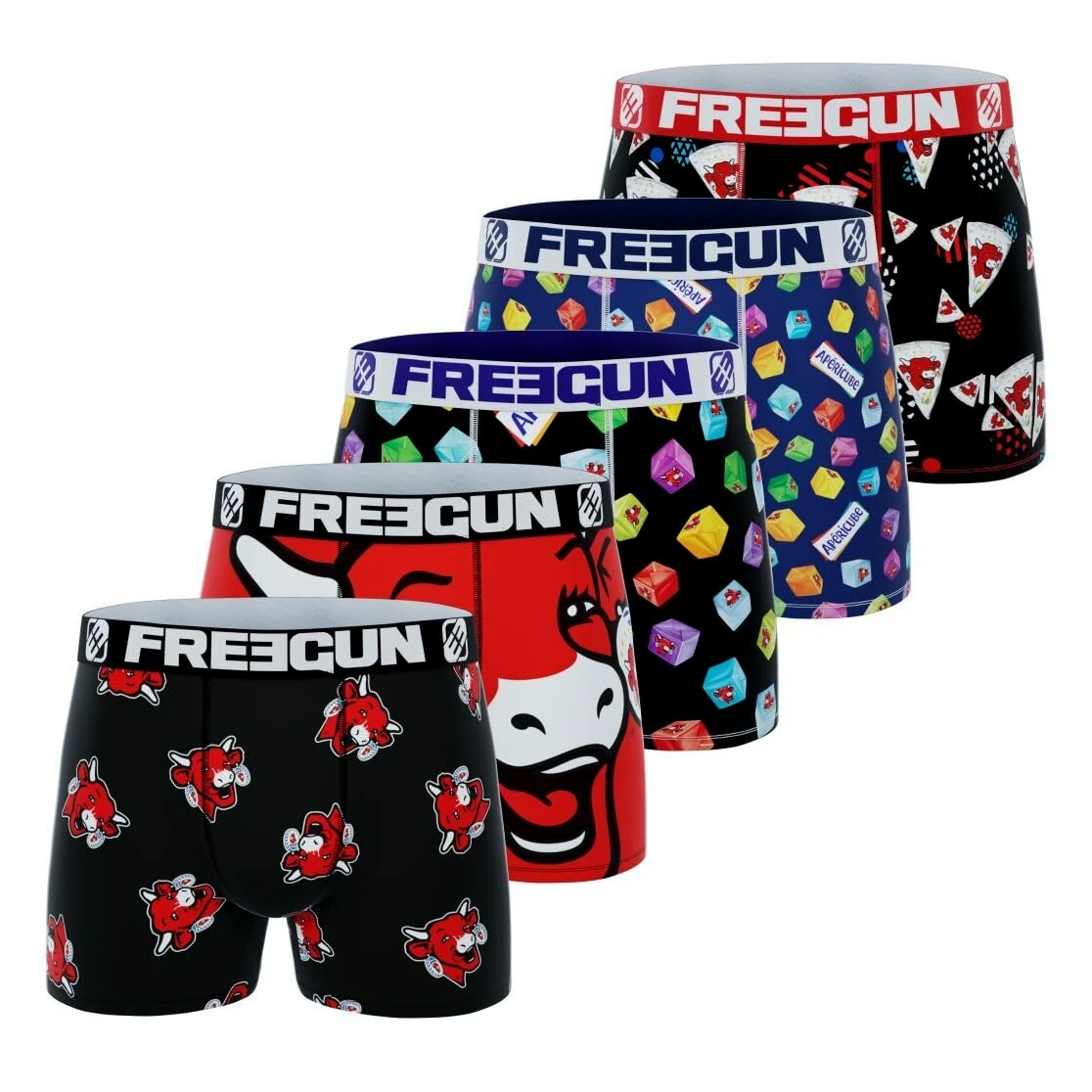 Freegun Ropa Interior de Hombres (Pack de 5)