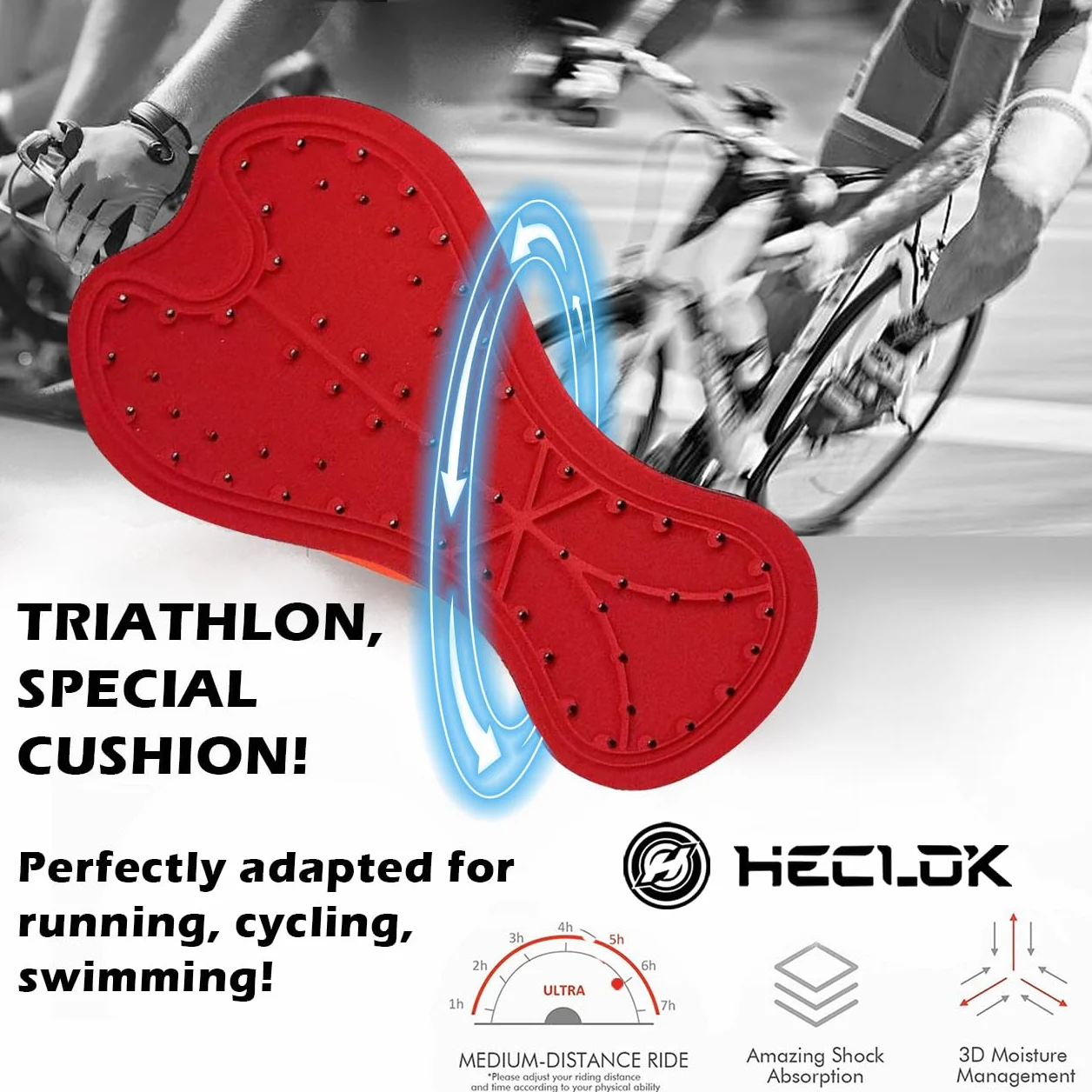 Triatlón Tri Suit, Conjunto de Traje de triatlón de Manga Corta para Hombre, Traje de Ciclismo para Hombre Acolchado de una Pieza para Ciclismo, Ciclismo, Carrera, Natación