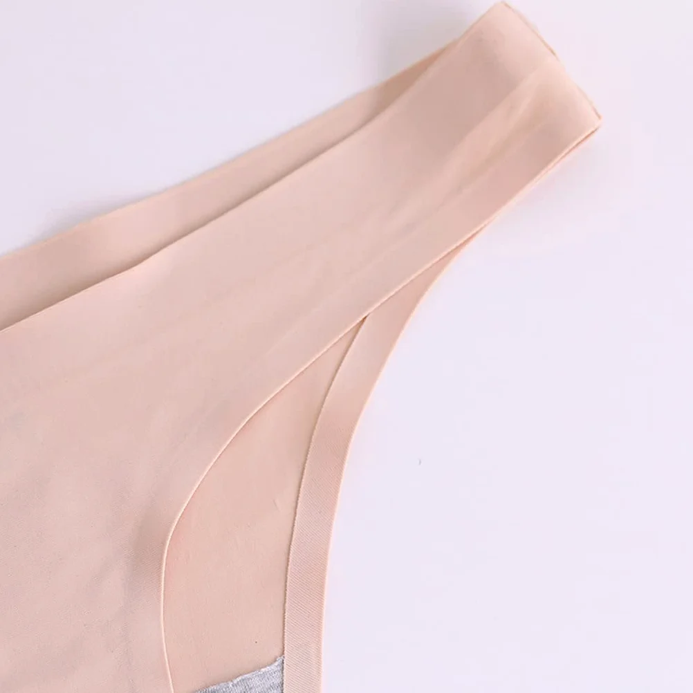keusyoi Tangas de satén de seda para mujer, ropa interior sin costuras, sexy, tangas