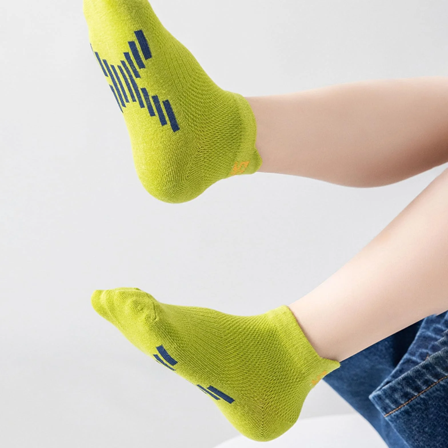 Generisch Calcetines infantiles para niños y niñas, cómodos y transpirables para uso diario y ocio, hechos de tela suave elástica para niños de 3 a 16 años, ideal para primavera y verano