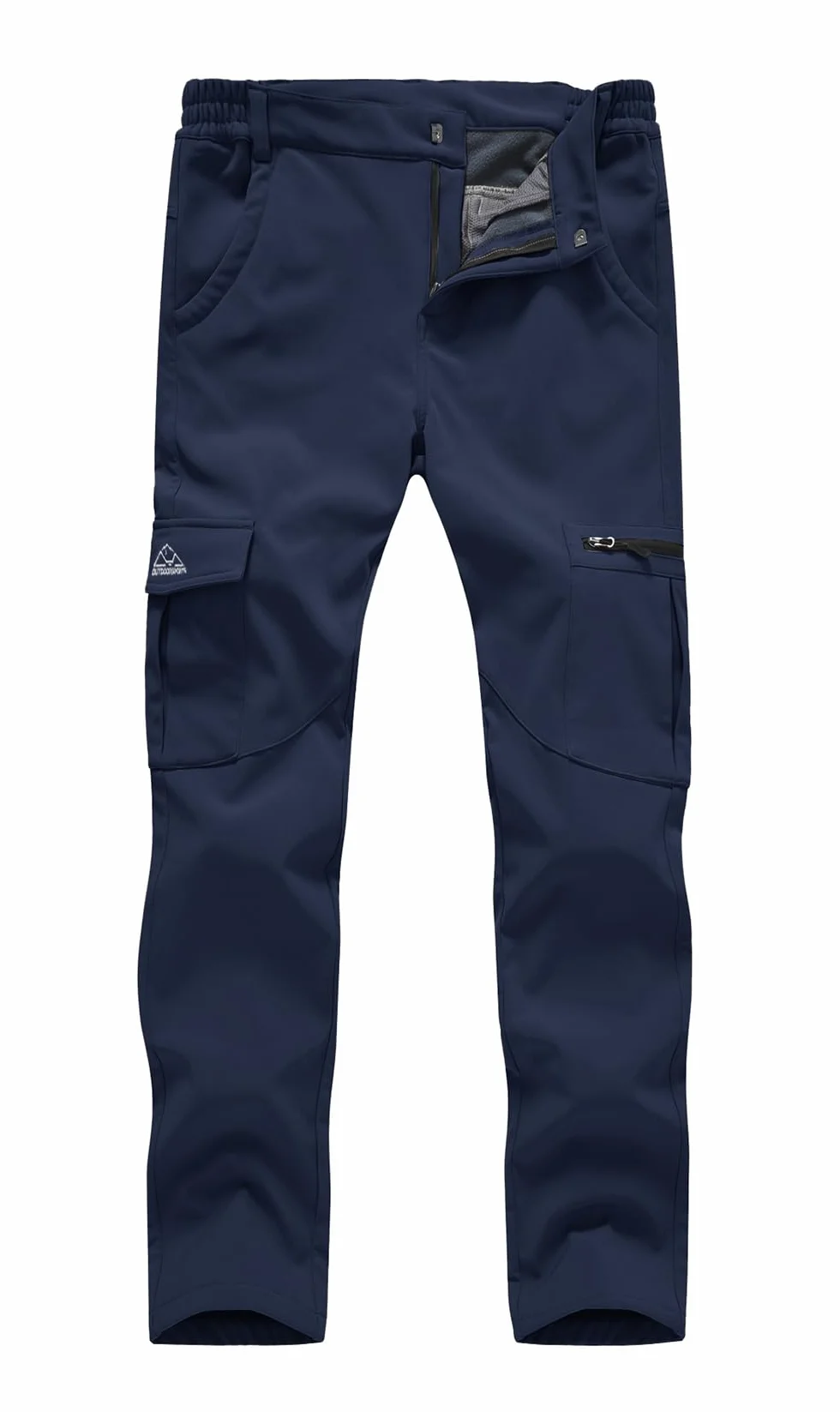 YSENTO Pantalones de senderismo impermeables para mujer, pantalones de softshell, pantalones de esquí de invierno, pantalones de snowboard forrados, pantalones de trekking, pantalones funcionales