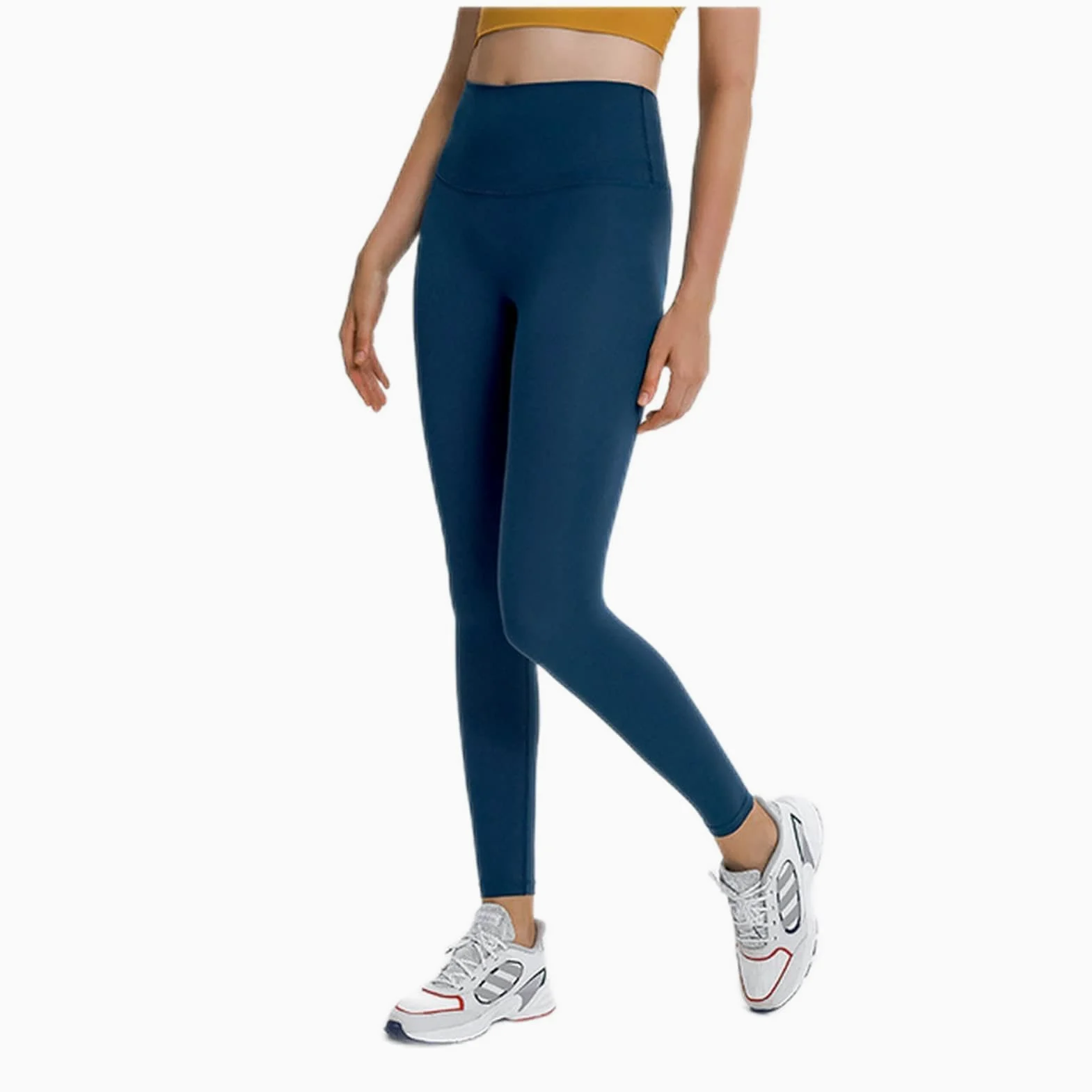 Polainas Impermeables Real altura de alto (12,5 cm) + Sin costura frontal Entrenamiento Deporte Pantalones Yoga Pantalones Legging Mujeres Desnudos Gimnasio Fitness Leggings Polainas Trail Running ( C