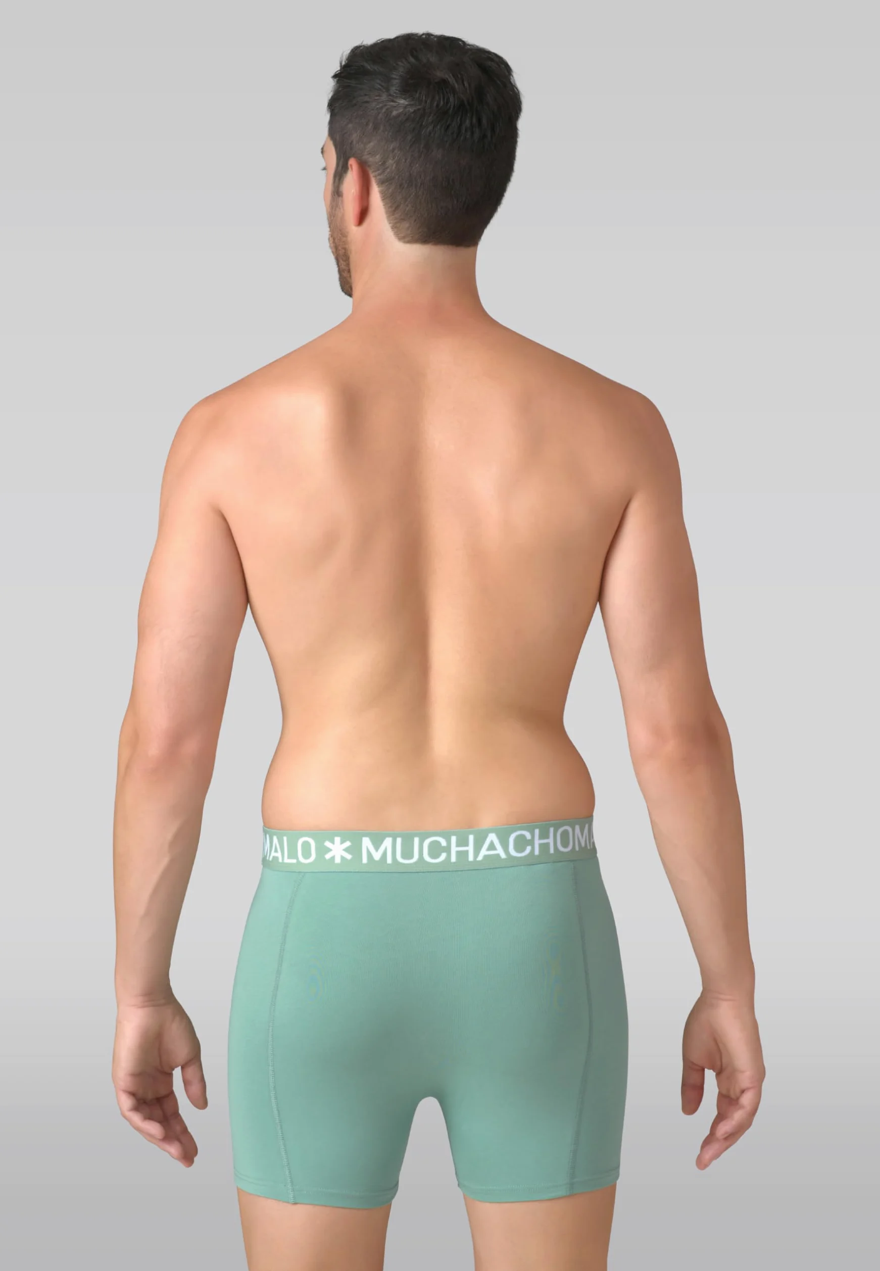 Muchachomalo Calzoncillos para Hombre, Ropa Interior Lisa de Algodón para Hombre, Pack de 7 Unidades, Bóxers Lisos de Corte Clásico con Cintura Elástica