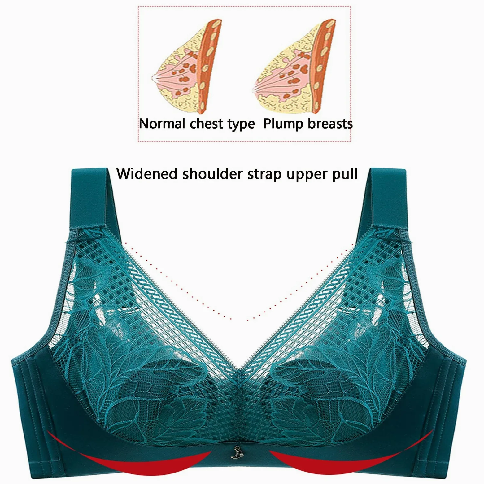 Brasier de cobertura completa para mujer, Comfort Revolution de talla grande, ejercicio diario y ofrece apoyo para la espalda (color caramelo*2, tamaño: 100B)