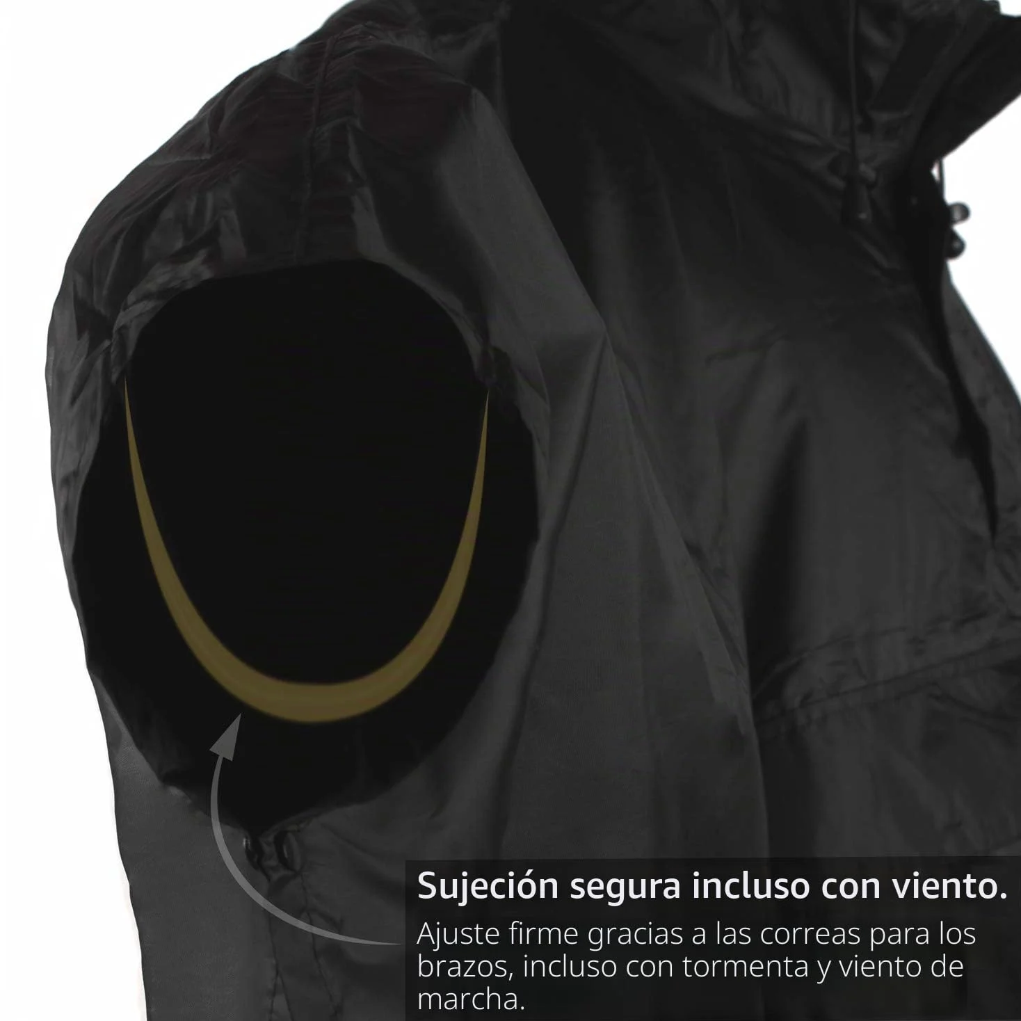 Outdoro RP-10-SW, Poncho de lluvia capa de lluvia chaqueta de lluvia Hombre, 155-195