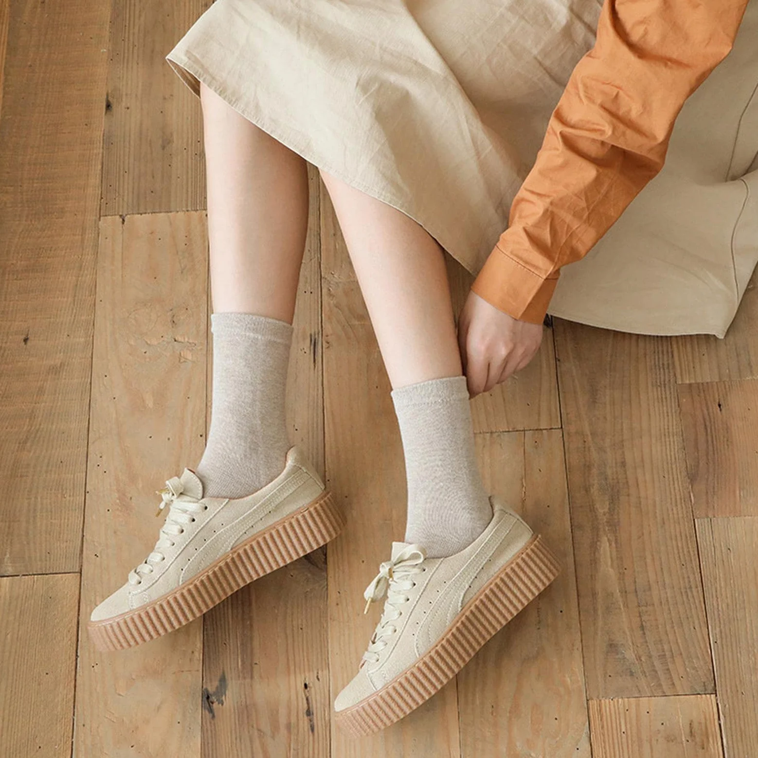 MOGSA Calcetines para mujer, 3 piezas, con cinco dedos, informales, cómodos, cálidos, separados, para mujer