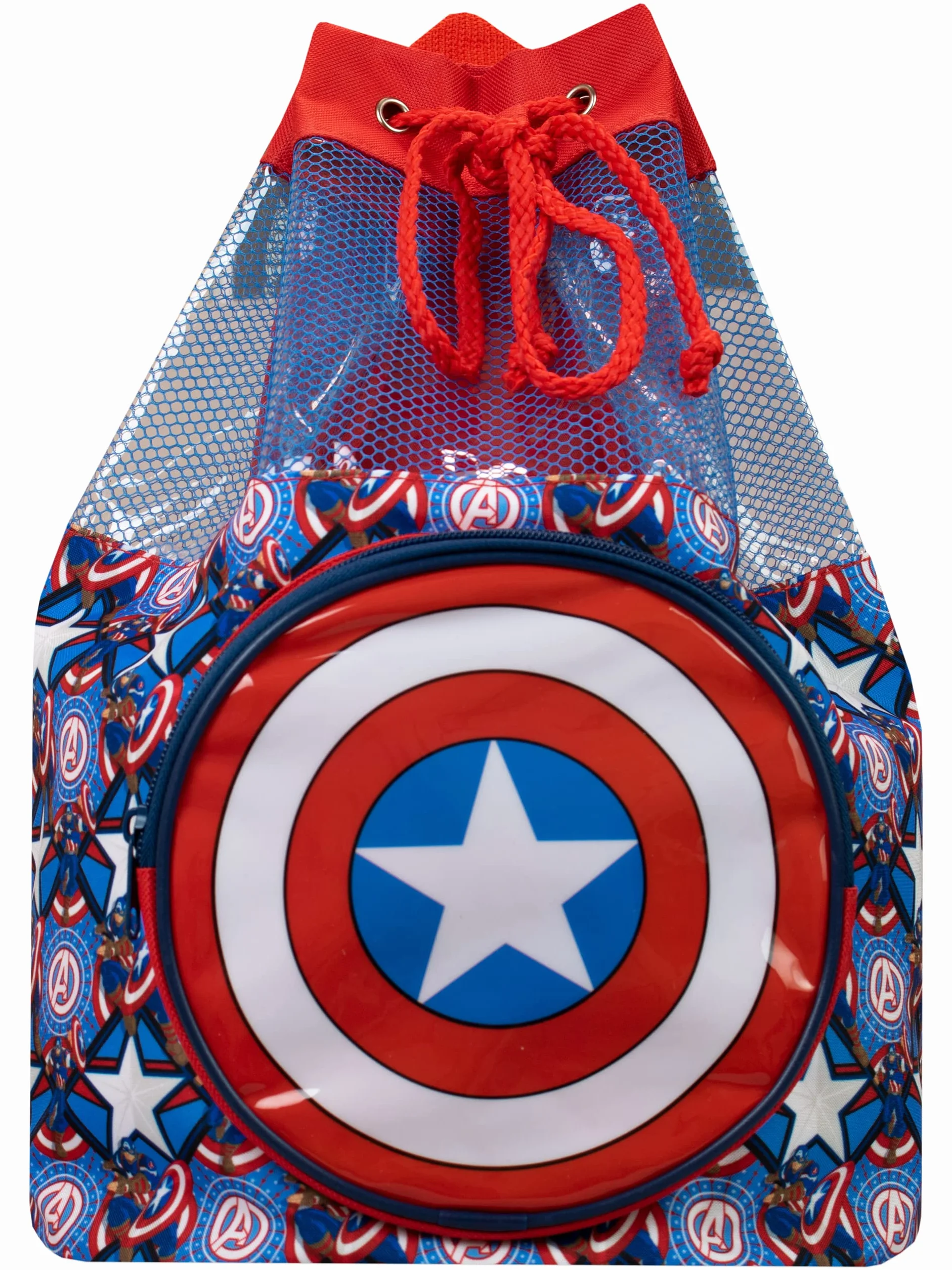 Marvel Bolsa de Natación para Niños Capitán América