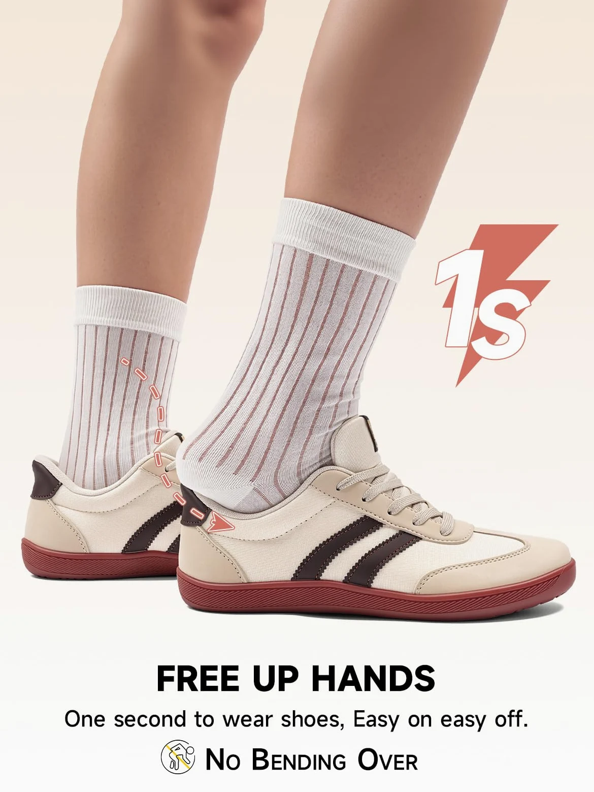 Sosenfer Zapatos descalzos para hombre y mujer, con puntera ancha, retro | Material exterior transpirable, ligero y flexible, suela antideslizante, cómodas zapatillas retro para uso diario y ocio