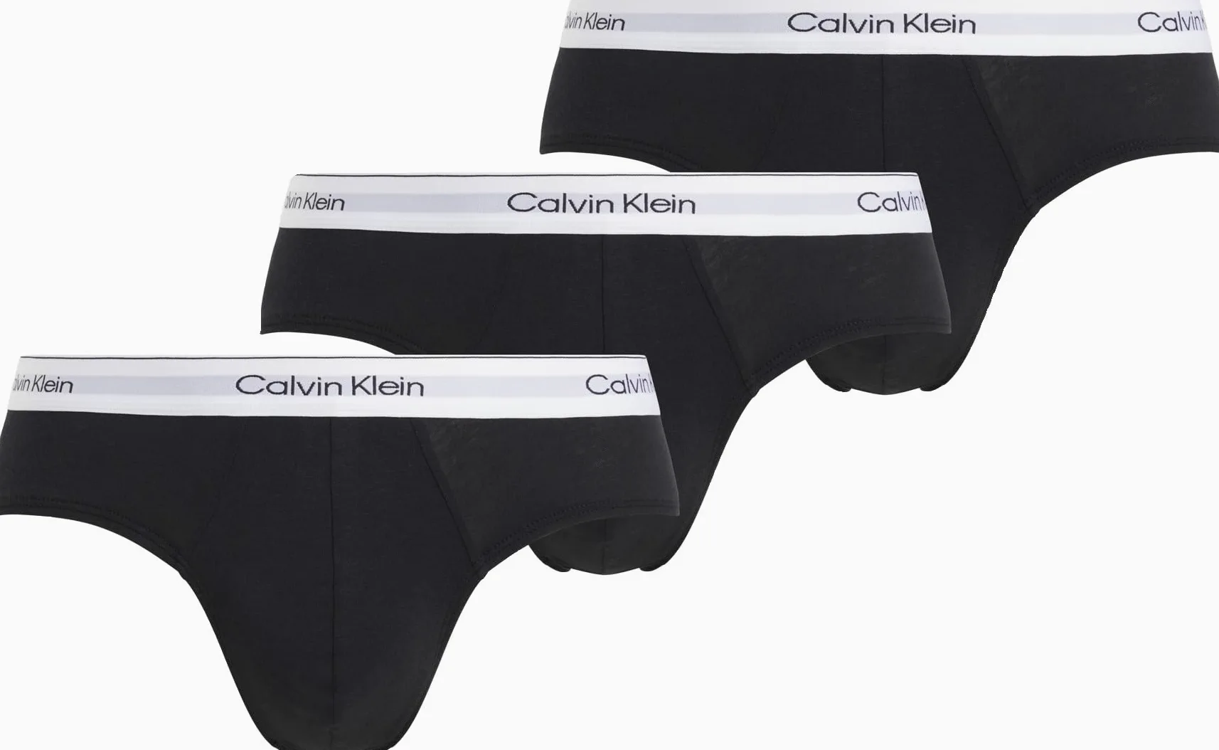 Calvin Klein Hip Brief 3pk 000nb3962a Braga de Cadera Hombre