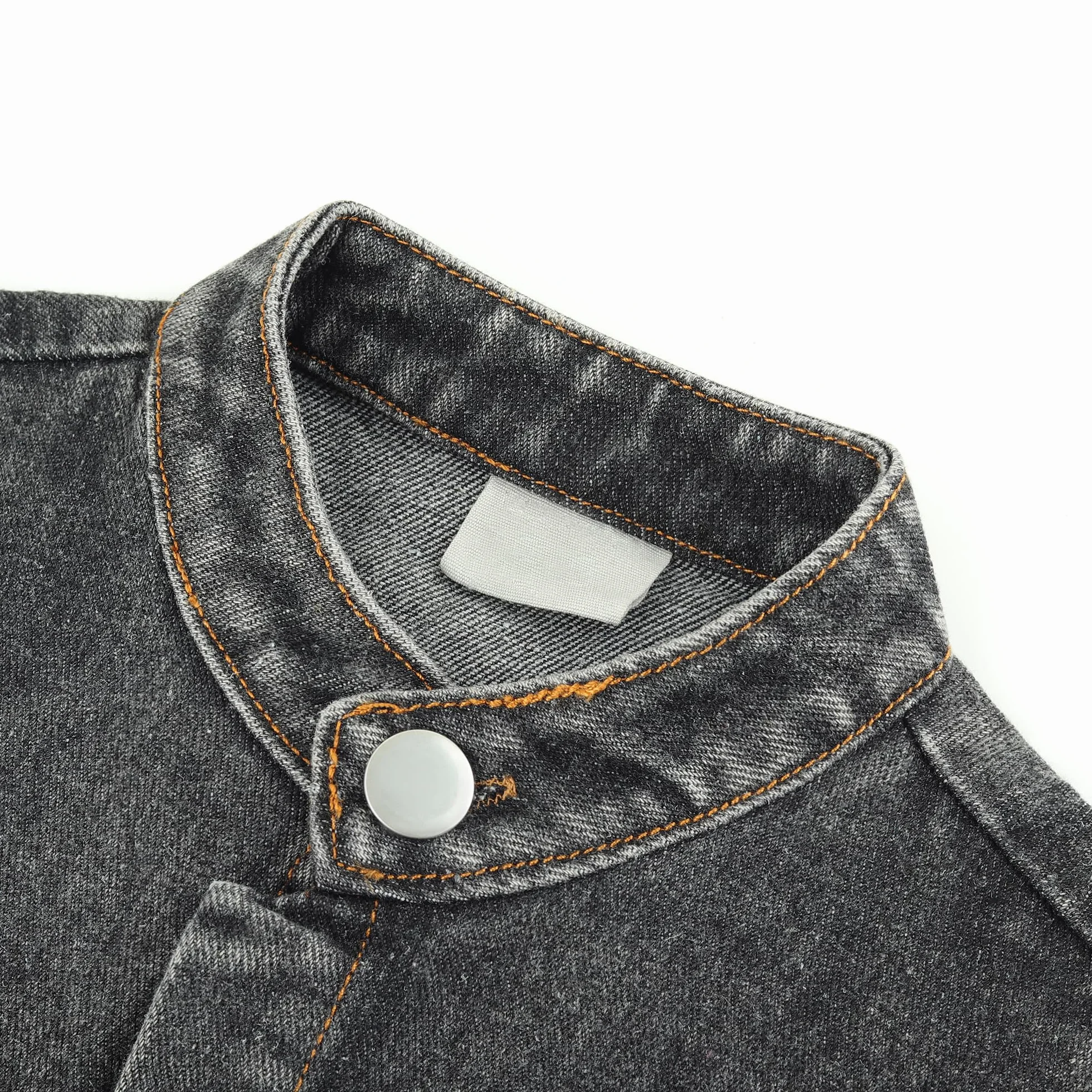 Chalecos de Mezclilla Sin Mangas para Bebé Niños Pequeños Primavera Otoño Chaqueta Clásica Casual