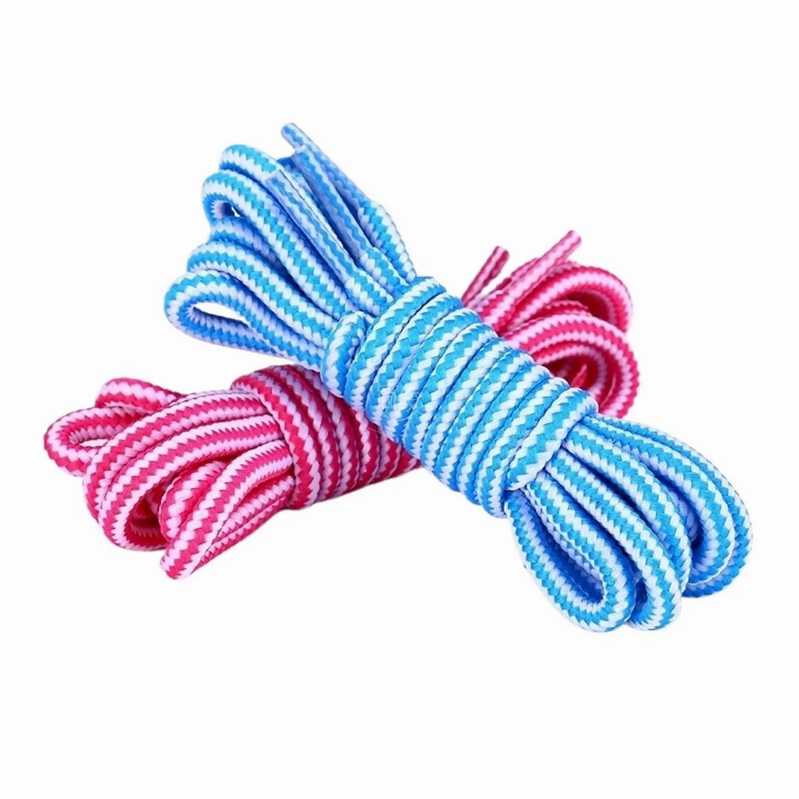 Cordones Deportivos Antideslizantes for Escalada de montaña, Resistentes al Desgaste, Cordones Rayas Redondas 70 a 150 Cm