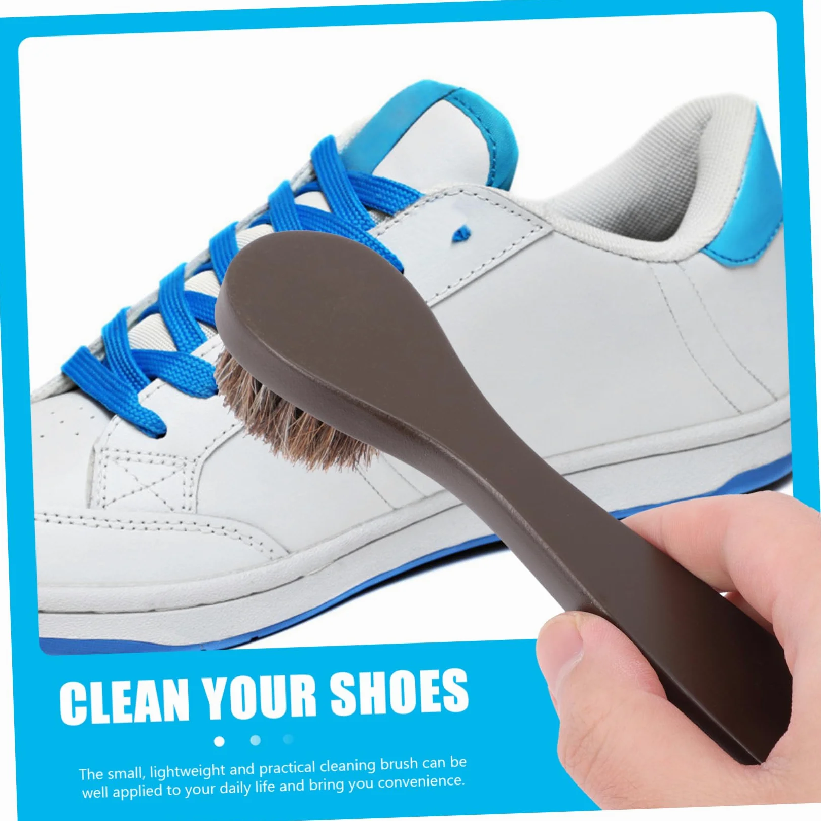 COLLBATH 6 Piezas De Cepillo De Zapatos De Mango Largo Cepillo para Zapatos De Limpieza De Botas Herramienta De Pulido De De Lavado De