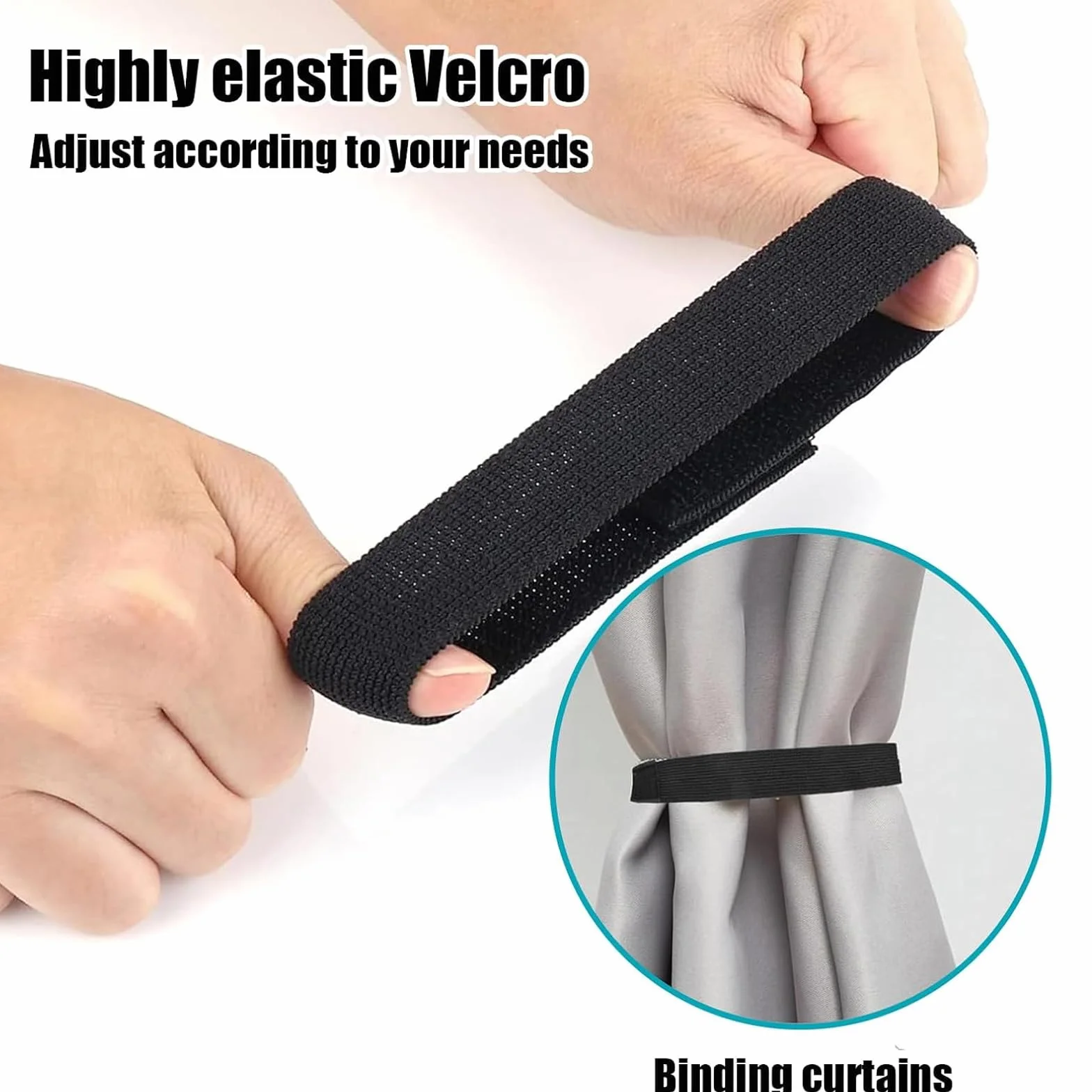 Clips para pantalón de bicicleta, banda elástica de seguridad, 3 pares, senderismo, pesca