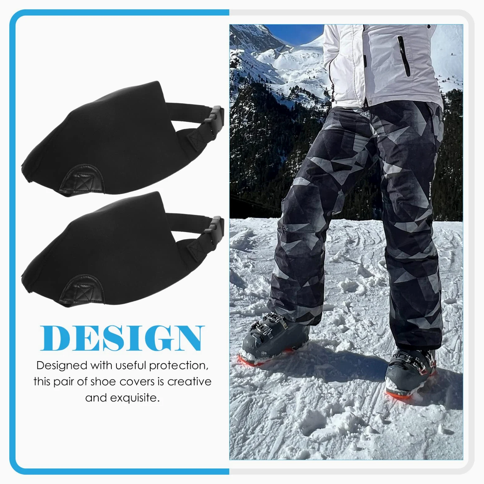 2pares Cubiertas De Botas Antinieve Protectoras y Prácticas para Senderismo Impermeables y Livianas para Uso Montañismo y Actividades Al Aire