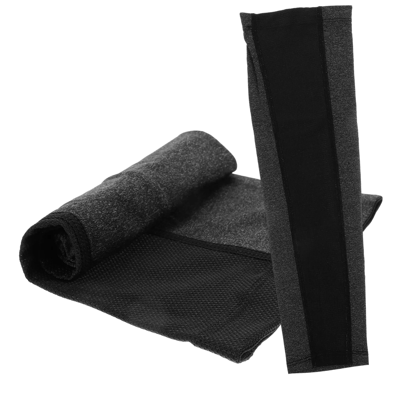 ibasenice Manga De Protección Solar Elástico Para Manga De Brazo Ultravioleta Manga Protectora Cubrir Hombres Mangas De Brazo Brazos Ciclismo Solar Apoyo Nylon Negro