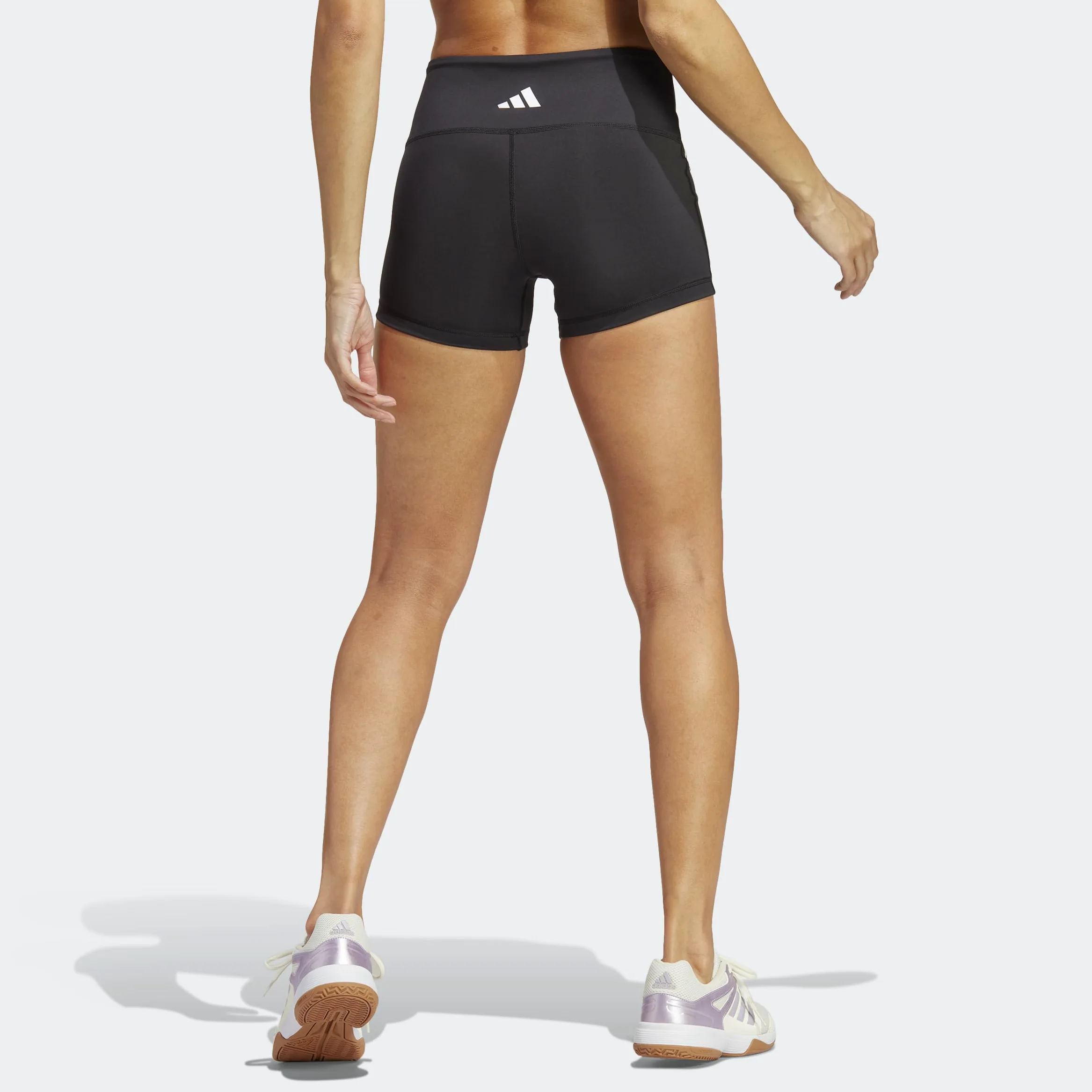 adidas Women's Mallas Cortas 3 Bandas, Black/White, XS