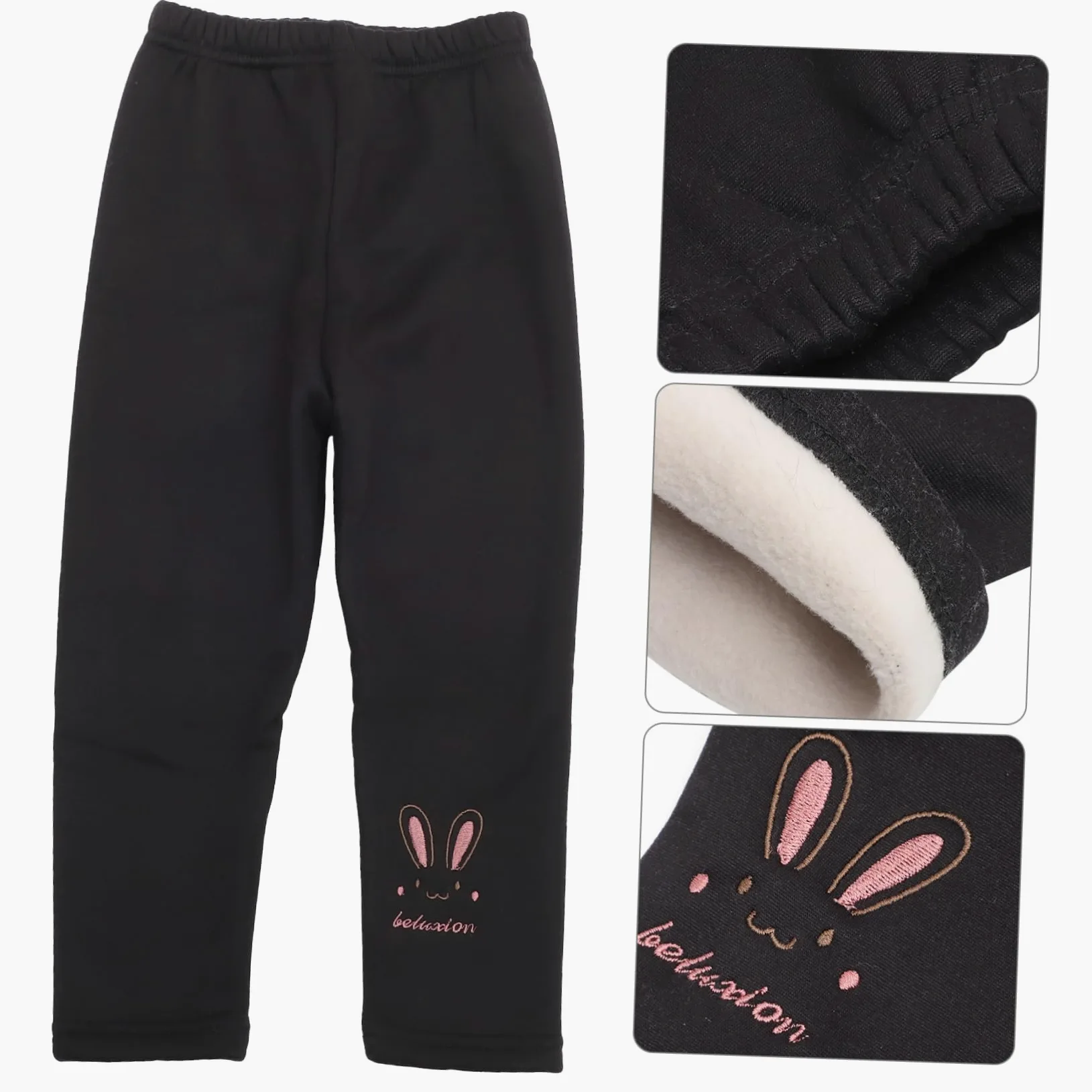 GALPADA 3 Piezas Polainas de bebé Leggins Forrados para niñas Polainas de Invierno para niñas Leggings térmicos Leggins termicos Pantalones Calientes para niñas Polainas de Lana niñas niño