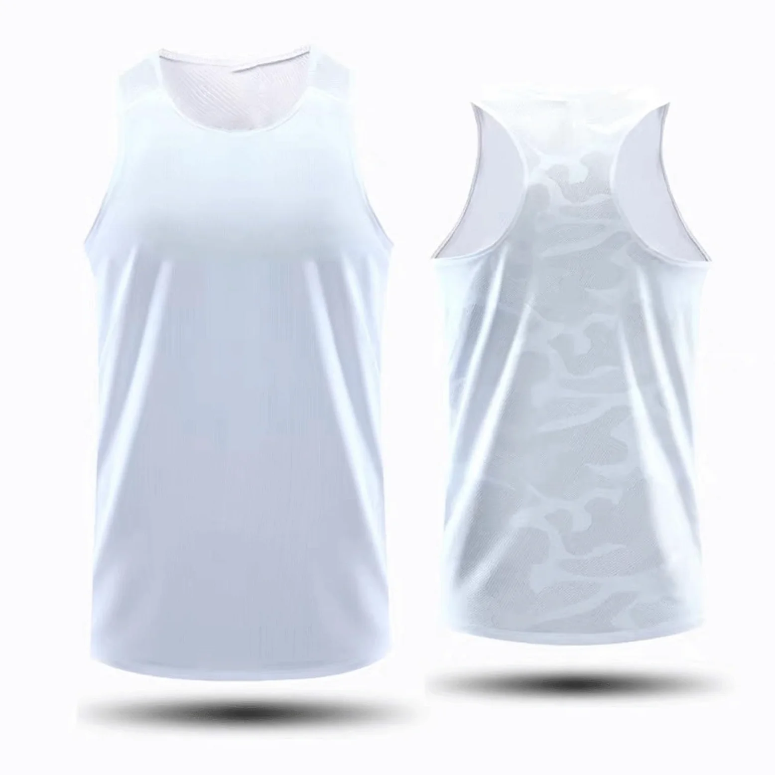 CHUNOTU - Paquete de 3 camisetas sin mangas para hombre, secado rápido, transpirables, atléticas, para entrenamiento, correr, verano, camiseta sin mangas