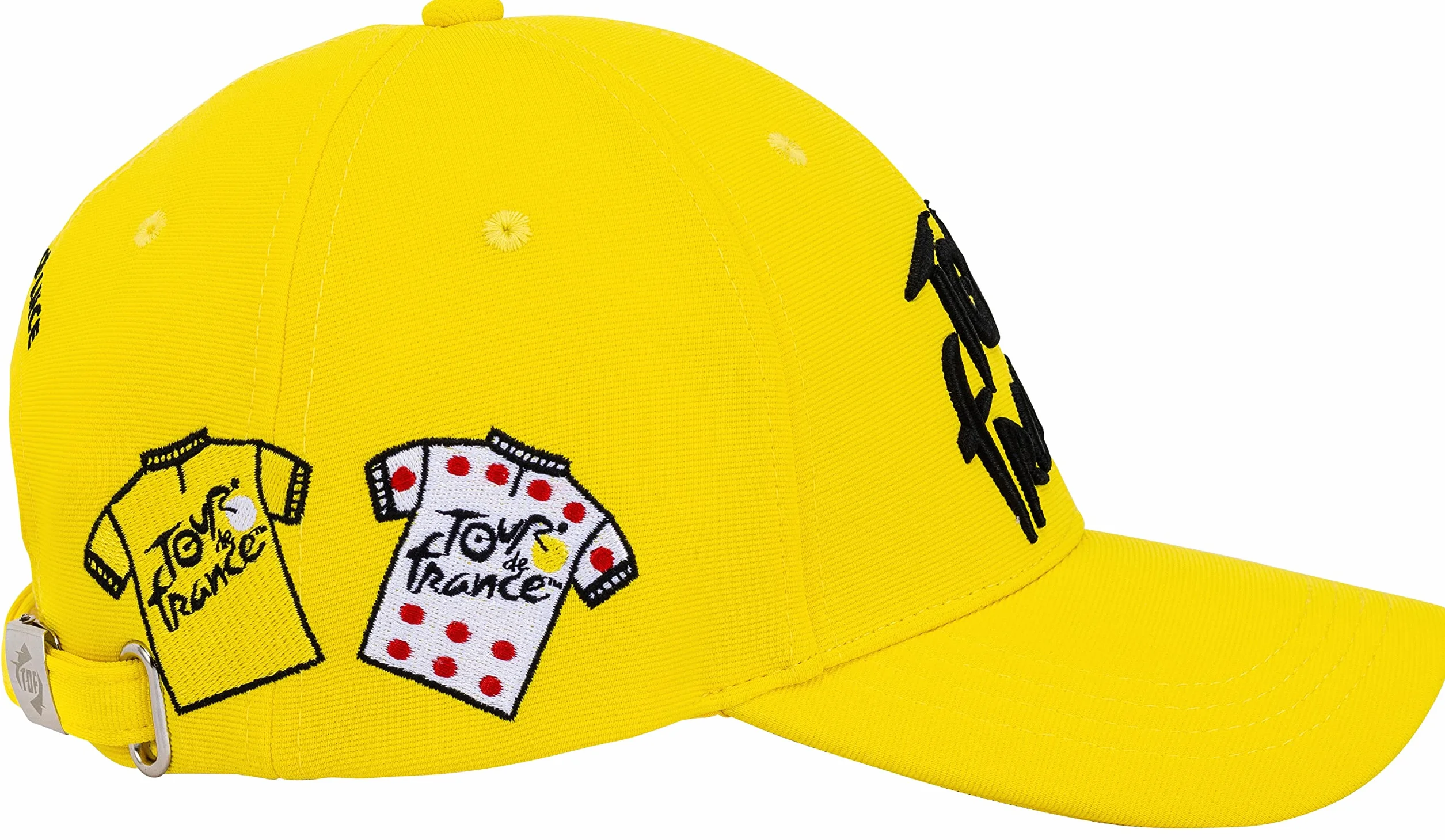 Tour de France Gorra líder Oficial Ciclismo Talla Ajustable Amarillo Talla única