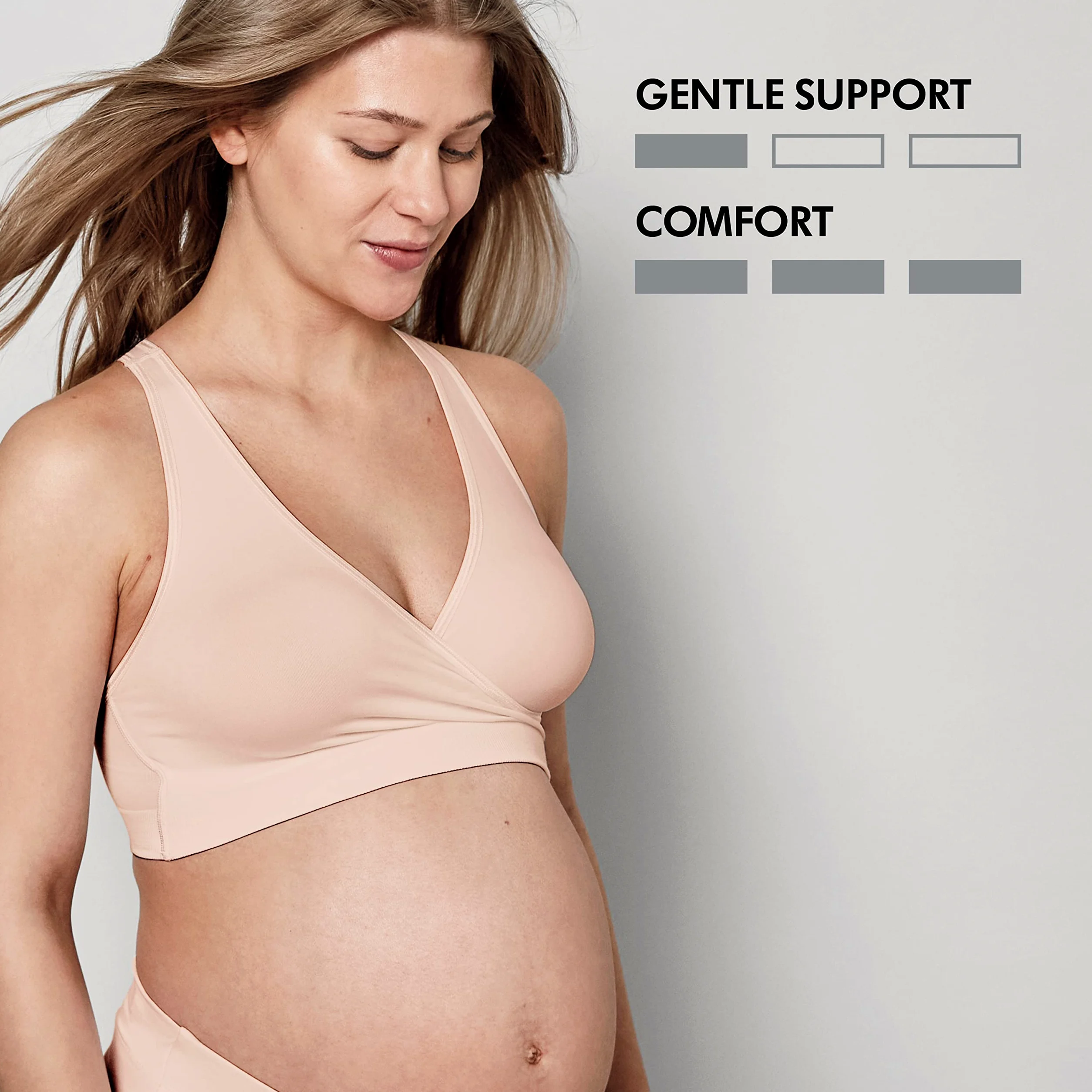 Medela Brasier Keep Cool Sleep | Brasier de maternidad y lactancia sin costuras con zona de respiración completa y tela suave al tacto