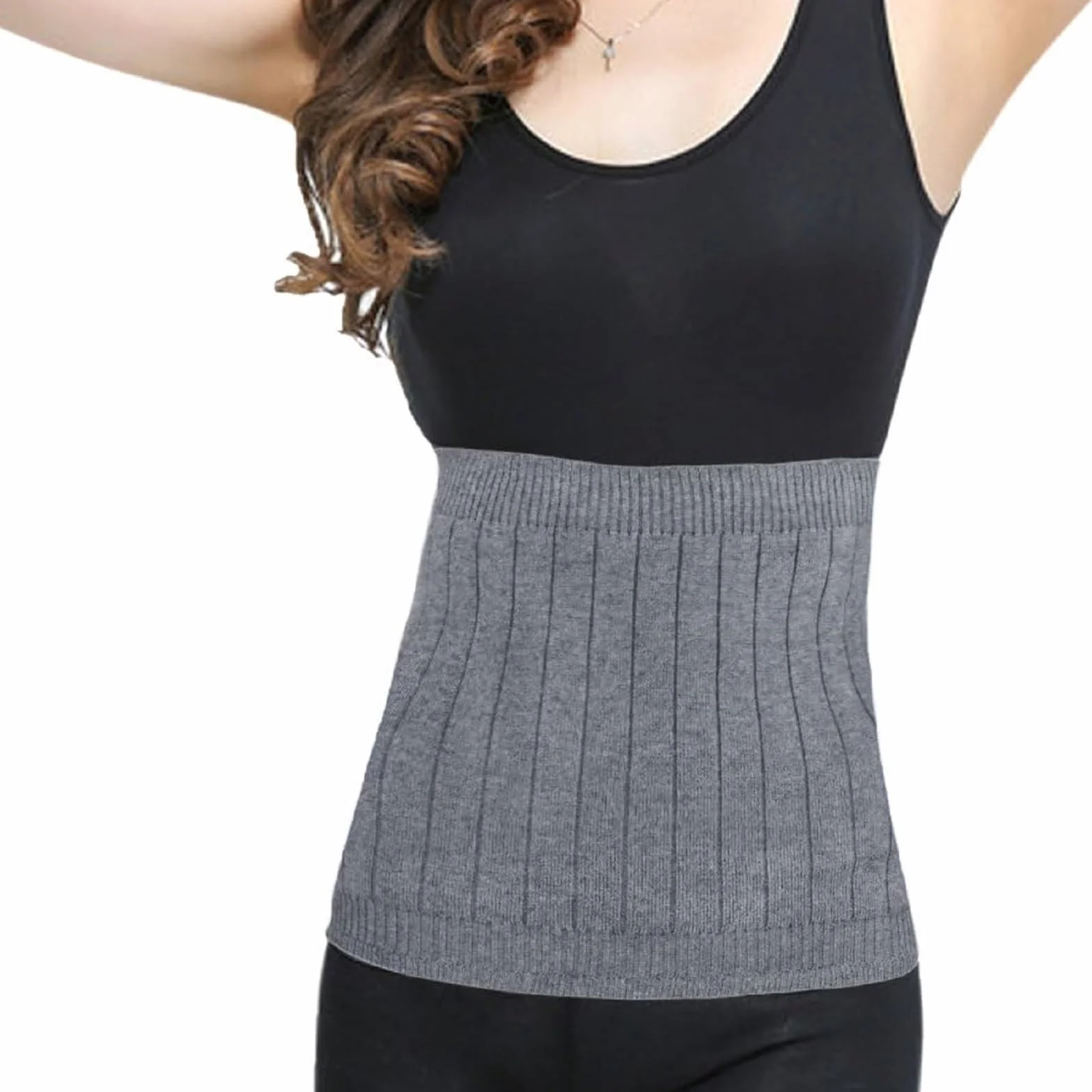 Kiuiom Calentador de Espalda,Cinturón de Calor para Lumbares,Cinturón Calentador de Invierno,Faja Lumbar Caliente para Hombres Mujeres para Cintura de Apoyo Caliente Dolores Menstruales