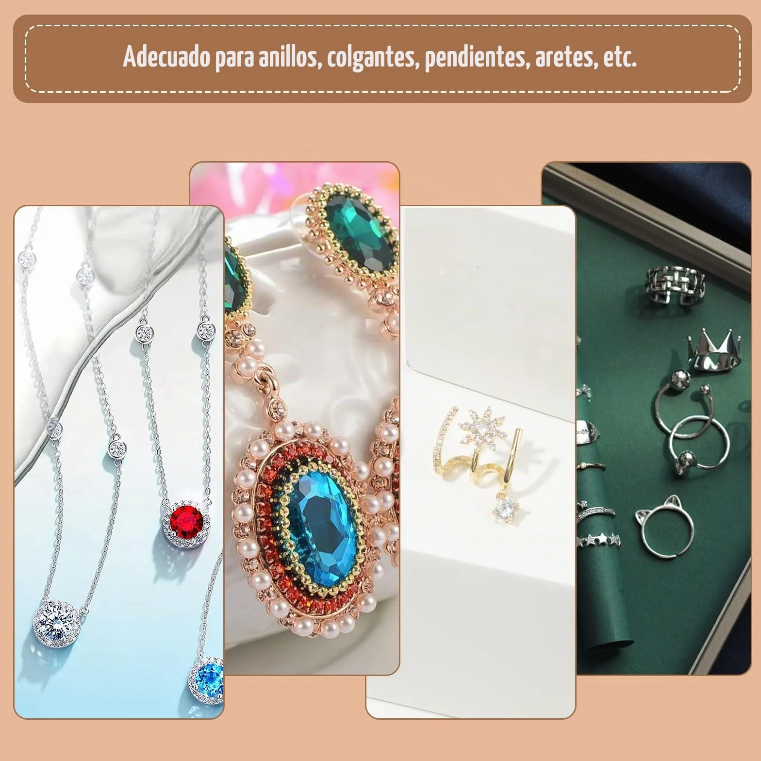 NBEADS 24 Piezas Caja de Joyas, Cajas de Cartón Kraft Cajas de Regalo para Joyas Caja para Exhibición y Empaque de Regalo de Anillo de Collar de Bricolaje, 8x5x3cm