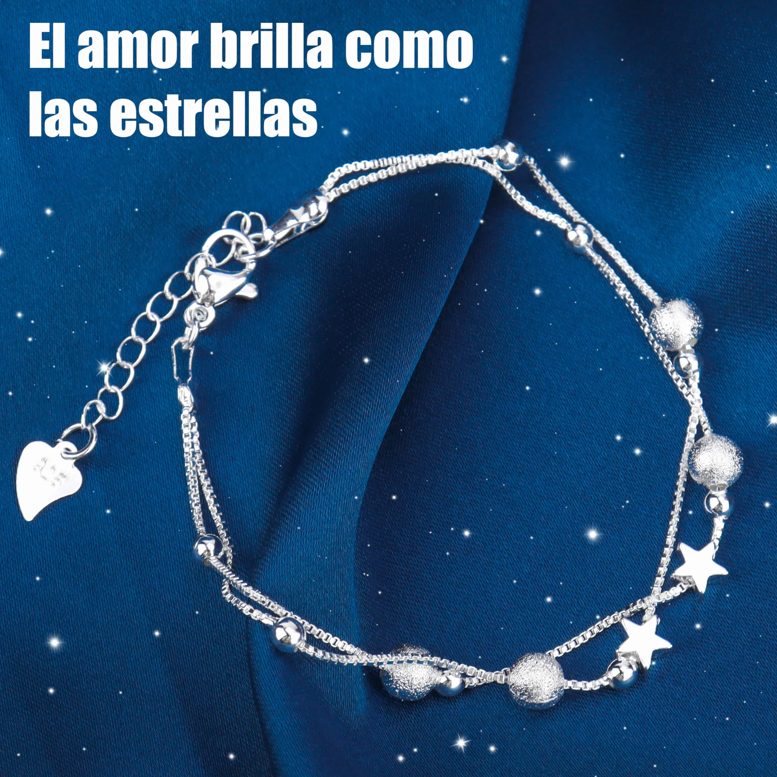 Rebundex Pulsera Plata Regalos Originales para Mujer