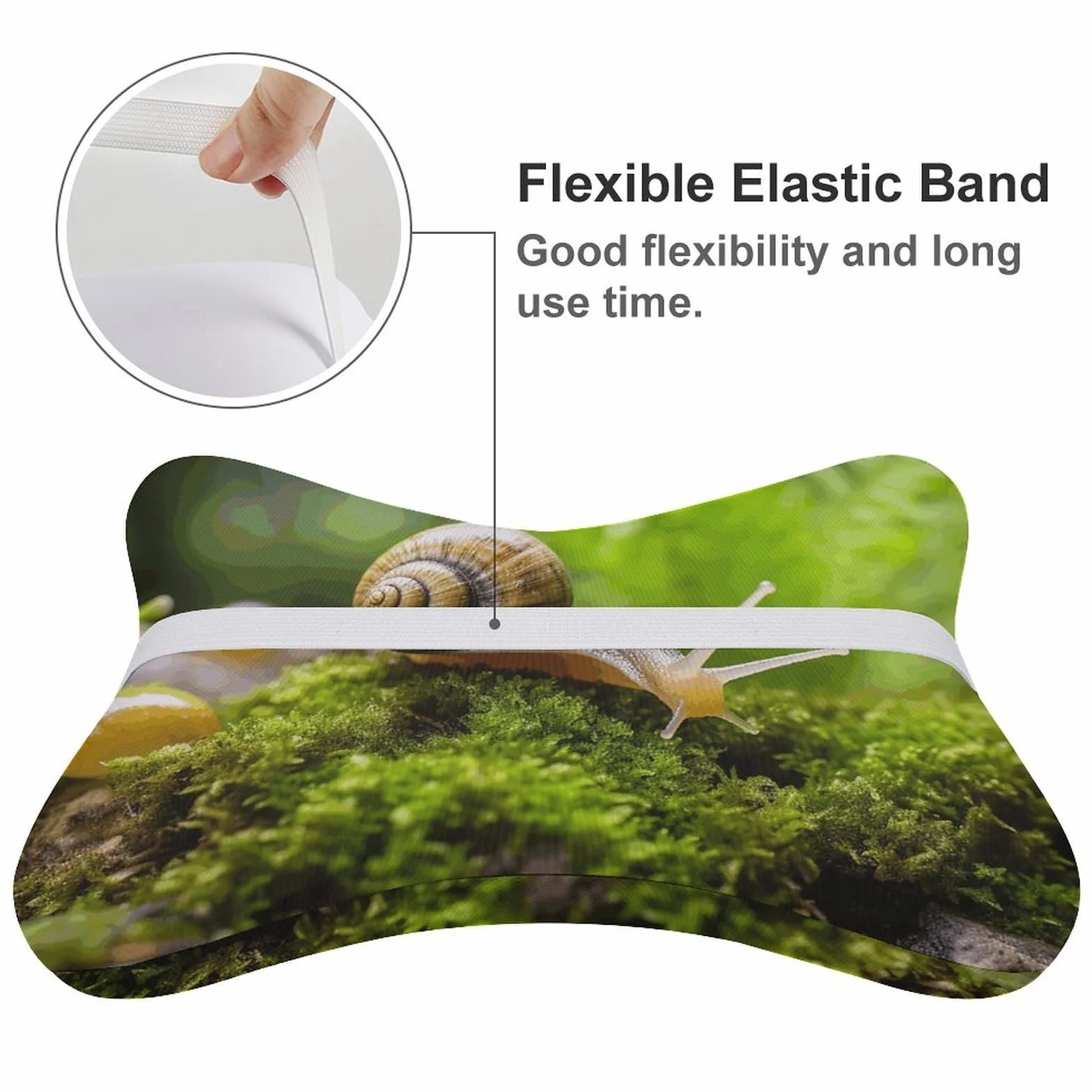 Almohada de caracol para gatear, núcleo de almohada de espuma viscoelástica, cojín, proporciona apoyo para el cuello, almohadas de coche para viajes y oficinas en casa.
