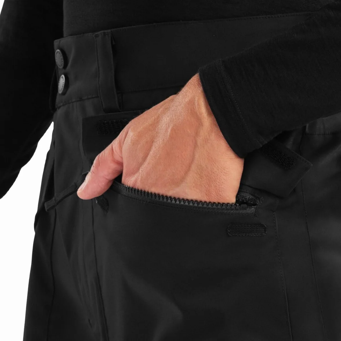 SIROKO SRX Nordic Pantalón de Nieve Esquí Negro