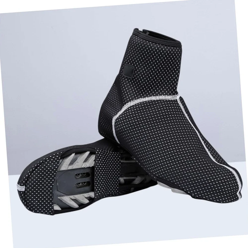 Sosoport Boots Botas 1 Par Cubrebotas De Otoño e Invierno Cubiertas De Zapatos De Lana Cubiertas De Zapatos Calientes s Exterior Zapatillas De Ciclismo A Prueba De Viento