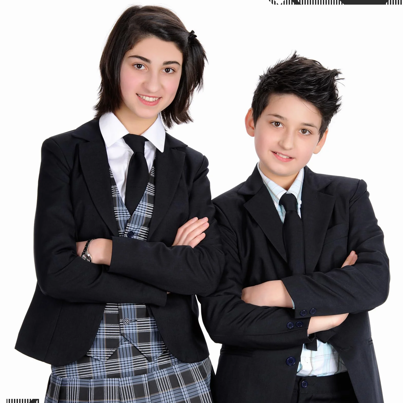 Corbata para niños de 2 piezas, lazo ajustable, negra, elegante, disfraz