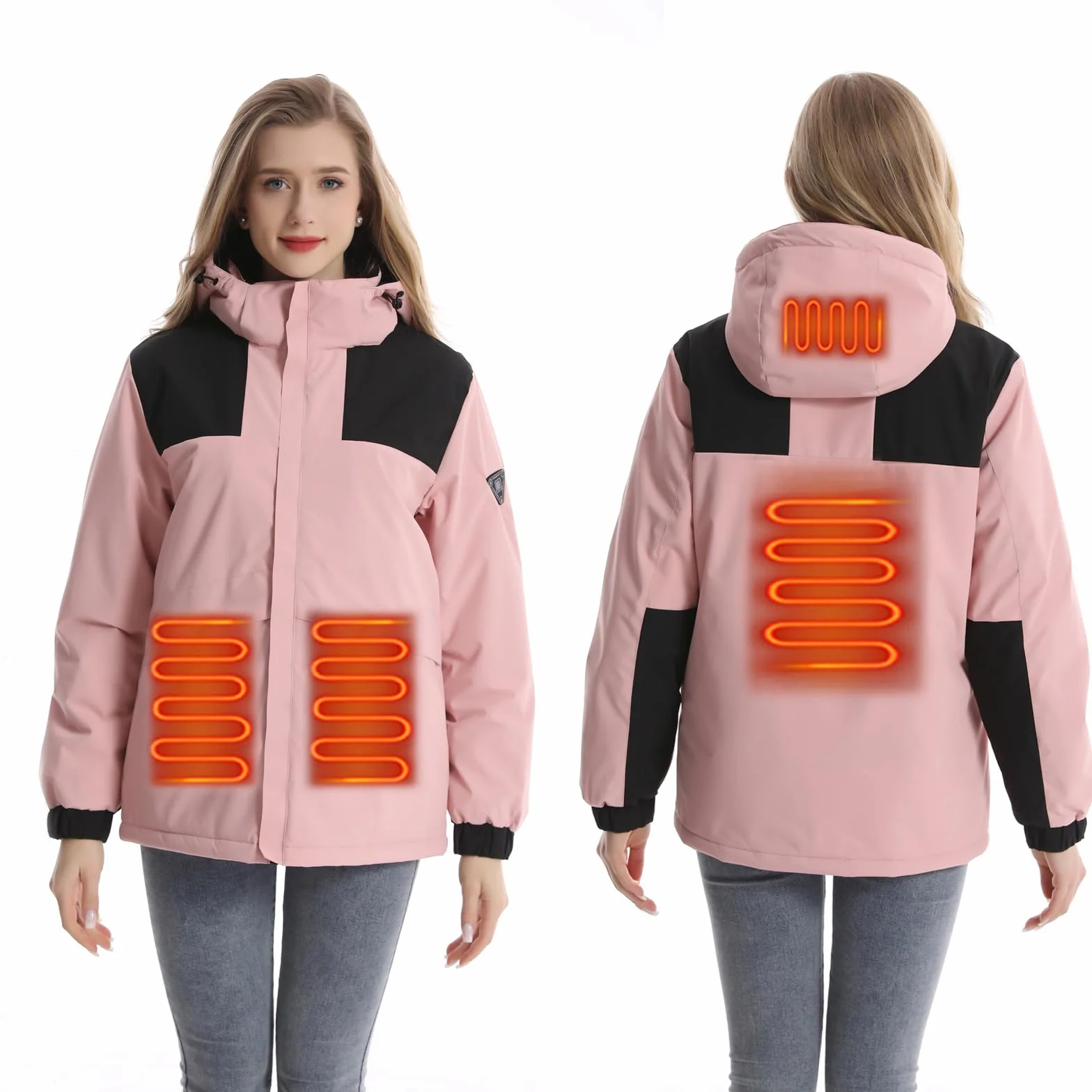 Monave Chaqueta Calefactable Mujer Grafeno 4 Elementos Calefactores Chaleco