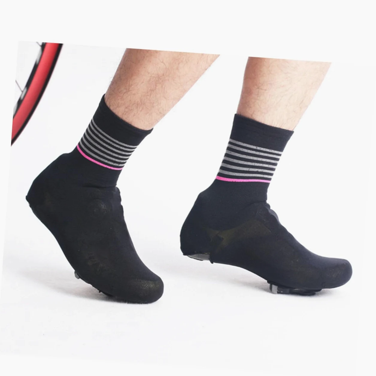 Hemobllo Cubrezapatos para Ciclismo Zapato Ciclista Cubrezapatillas De Ciclismo Hombres Cubre Puntas De Ciclismo Cubiertas De Zapatos Cubierta De Zapatos De Bicicleta Prueba Black