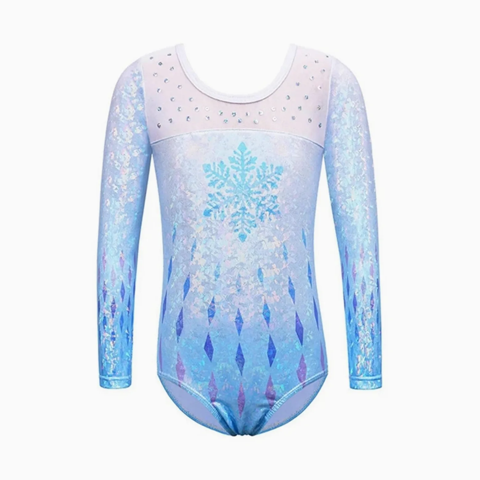 Maillots de Gimnasia Mono de Ballet for niñas y niños, trajes de baile for niños, leotardo de gimnasia de manga larga for bailarina, tutú de Ballet para Niña (Color : White, Size : 130)